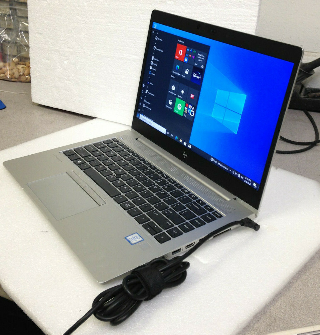 HP EliteBook 840 G5 Intel Core i7-865OU CPU@1.90GHz 16GB 512GB SSD w/AC Adapter