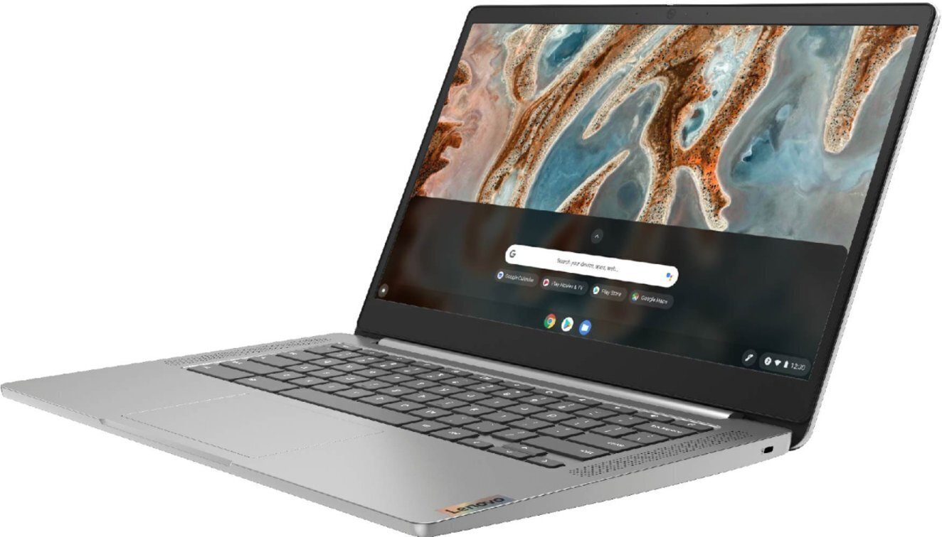 Lenovo Chromebook 3 14″ Laptop – Mediatek MT8183, 4GB RAM, 64GB eMMC – Grey