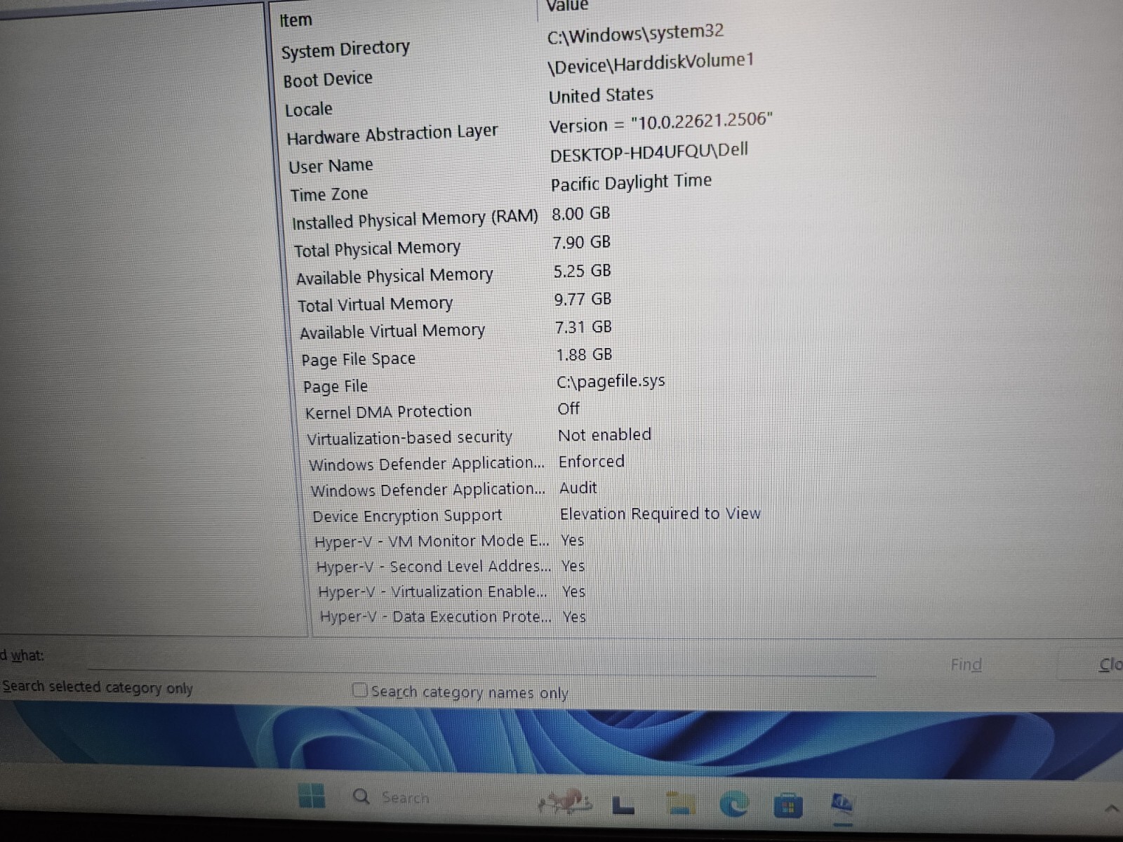 DELL LATITUDE E5570 15.6″ CORE i3-6100U@2.30GHz 8GB RAM 500GB Win 11