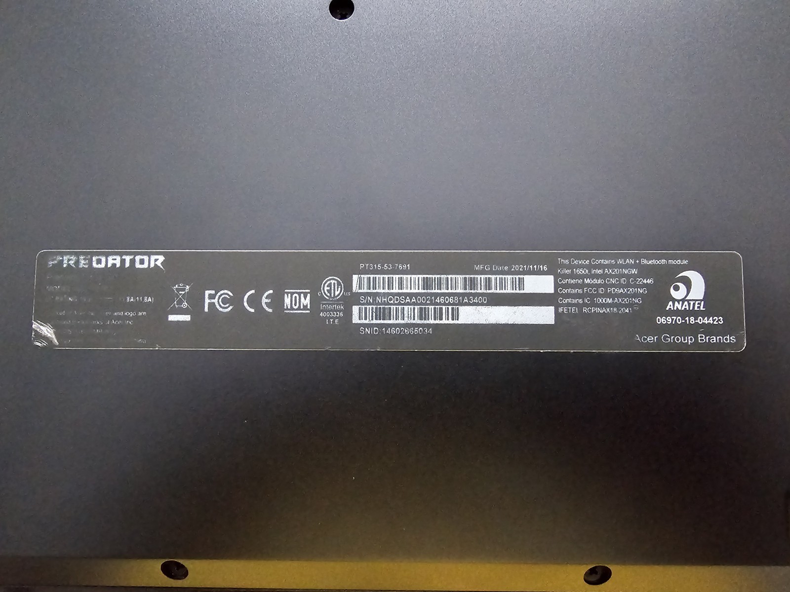acer Triton 300 | Gaming PC | i7 | RTX 3070 | QHD | 165Hz | 3ms | 16GB | 1TB