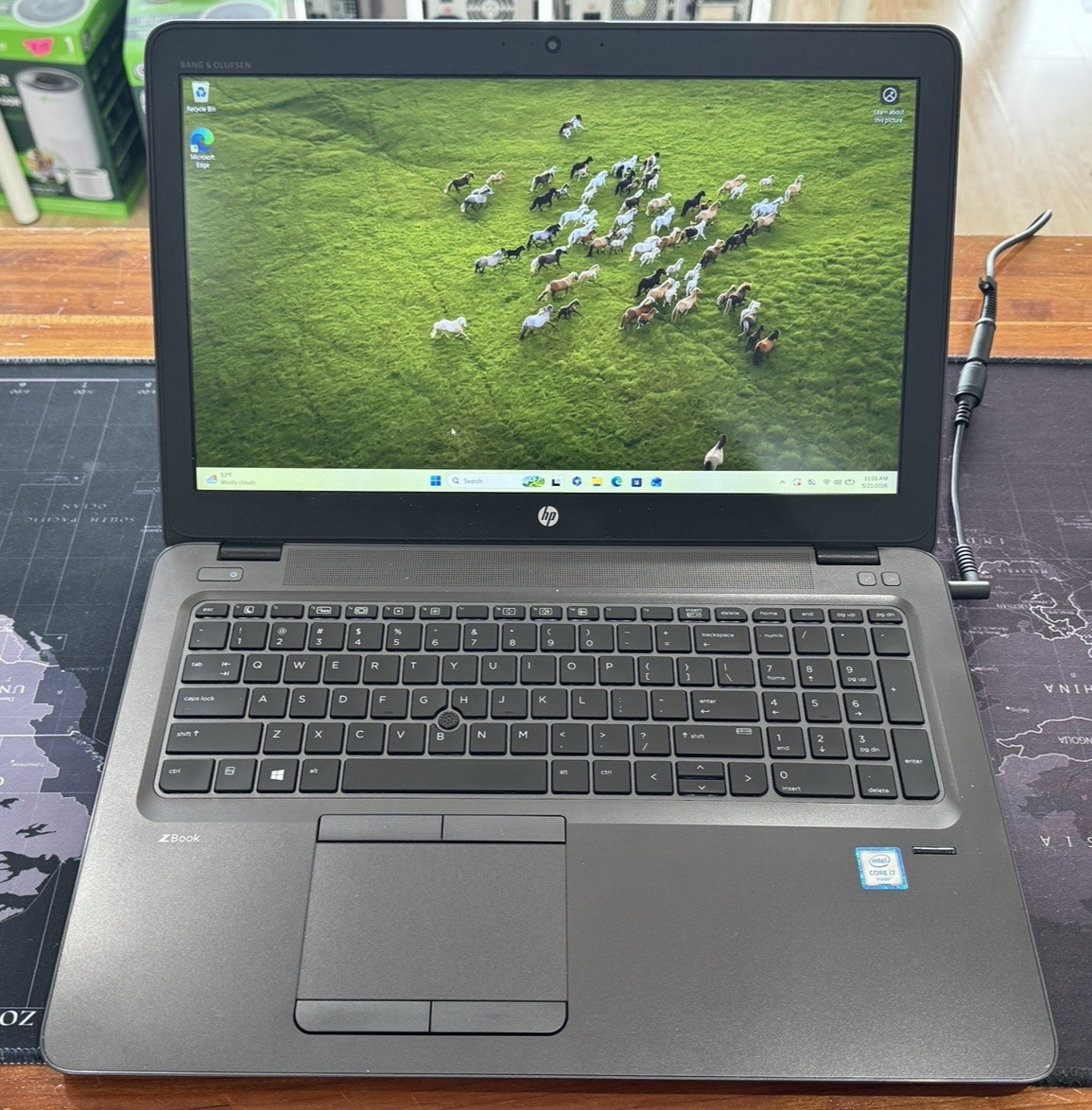 HP ZBook 15 G3 15.6″ Intel i7-6700HQ 8GB DDR4 Quadro M2000M No HDD Parts Repair