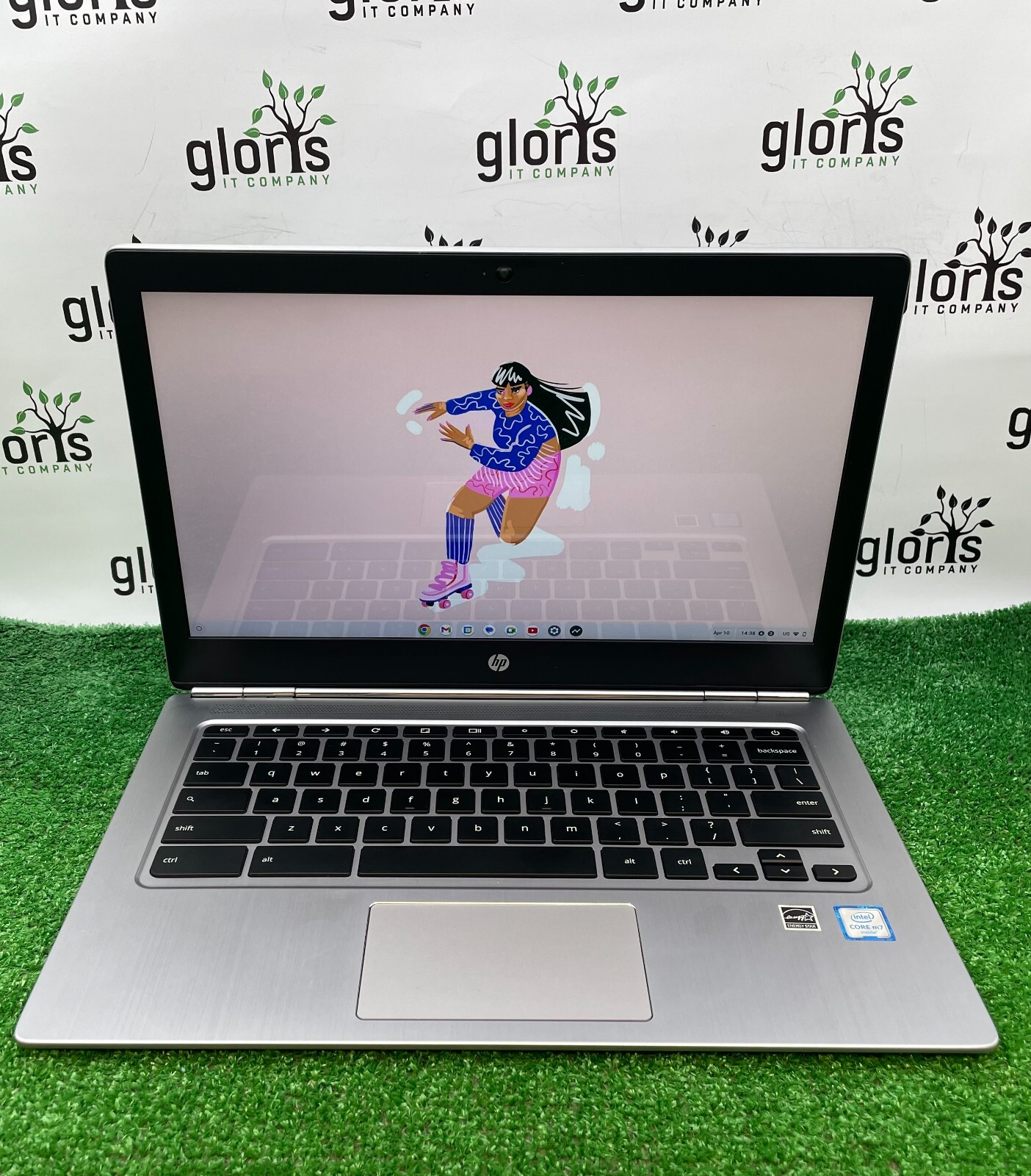 Used HP Chromebook 13 G1 Laptop Intel m7-6Y75 1.20GHz / 16GB RAM / 32GB SSD NT