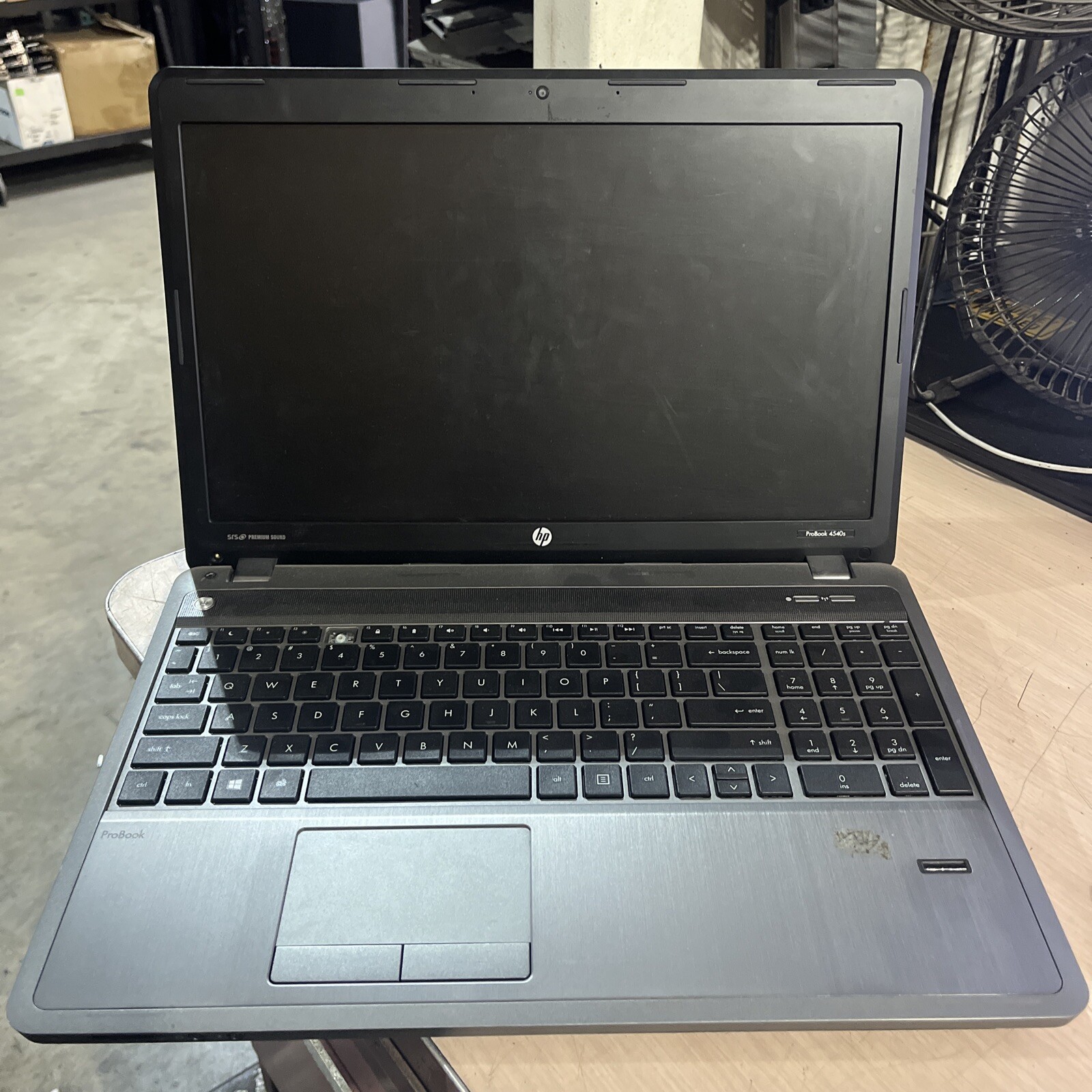 HP PROBOOK 4540S INTEL CORE I3-3110M 2.40GHZ 4GB RAM NO BATTERY NO HDD NO OS .