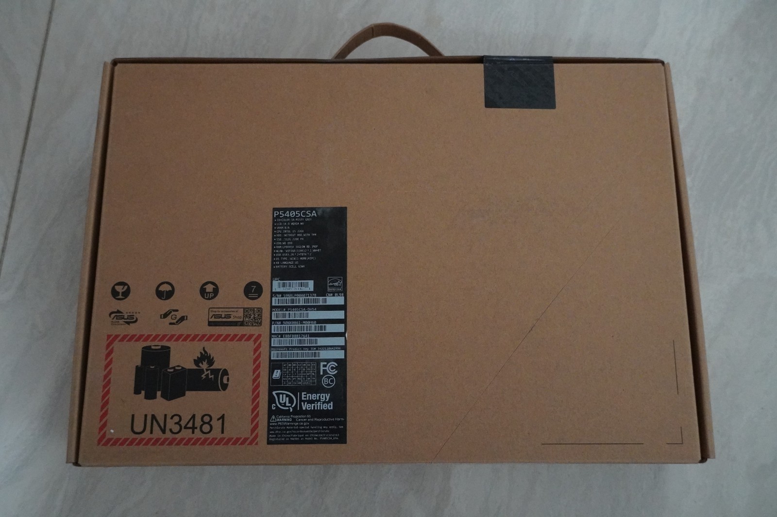 New Asus ExpertBook P5 P5405 14″WQXGA Copilot+ Intel Ultra 5 266V 16GB 512G
