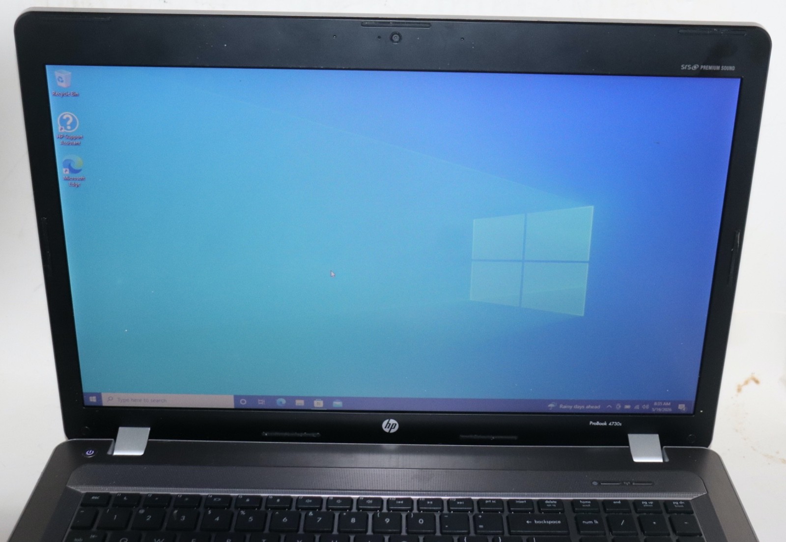 HP ProBook 4730s |Intel core i5@2.30 GHz|8GB RAM |320G HDD|WIN 10 Prof|Webcam