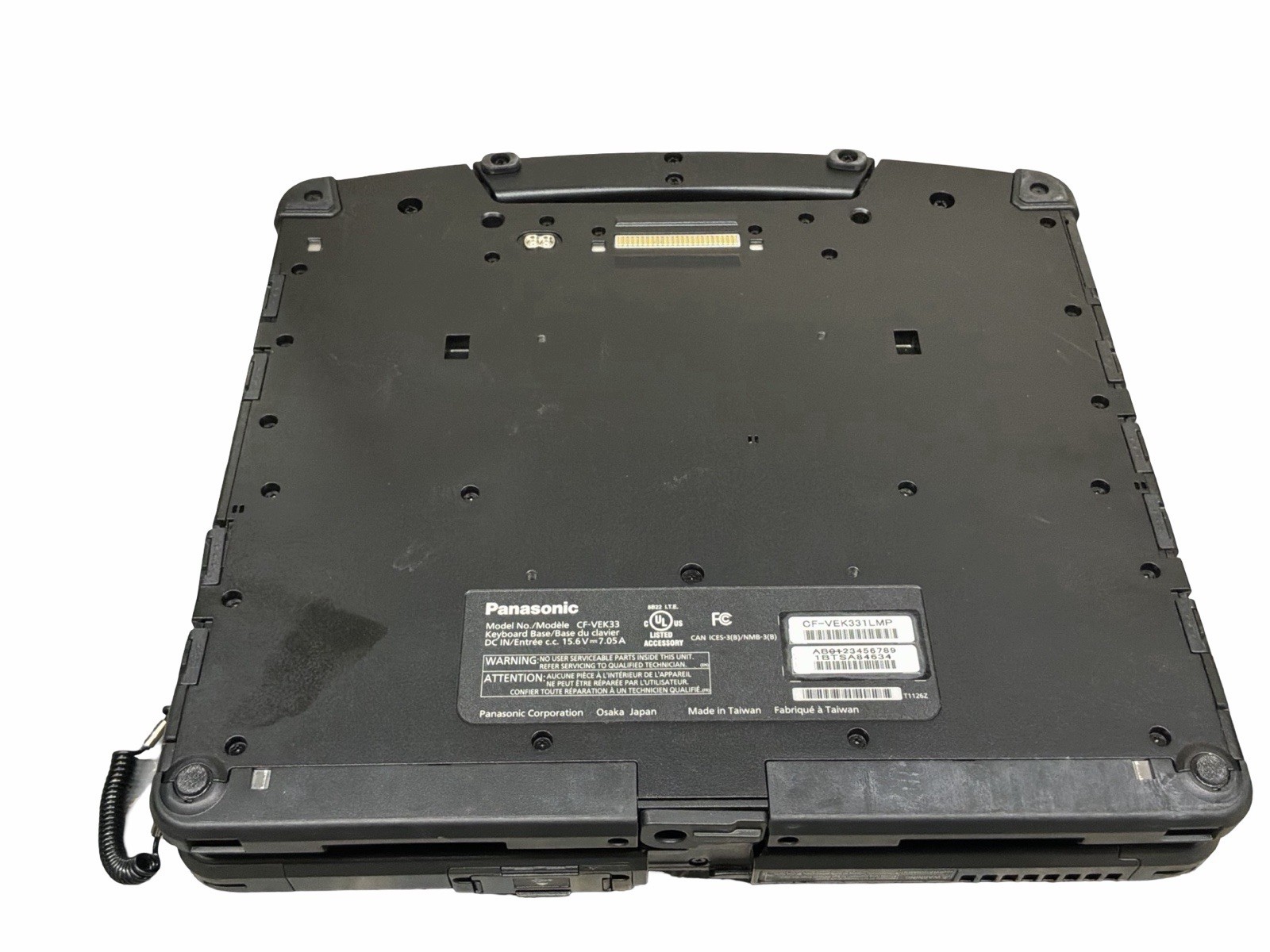 Toughbook Panasonic CF-33 I5-6300U 8GB RAM 256GB SSD W11P W/CHARGER LOT 2