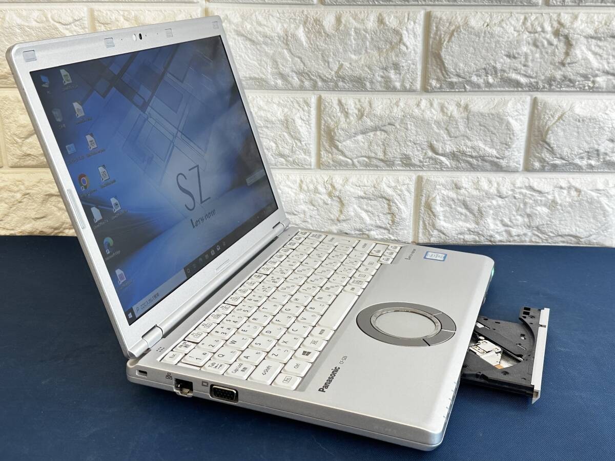 Panasonic Let’S Note CF-SZ6 Laptop SSD 256GB RAM 8GB Used DVD Drive w/ AC