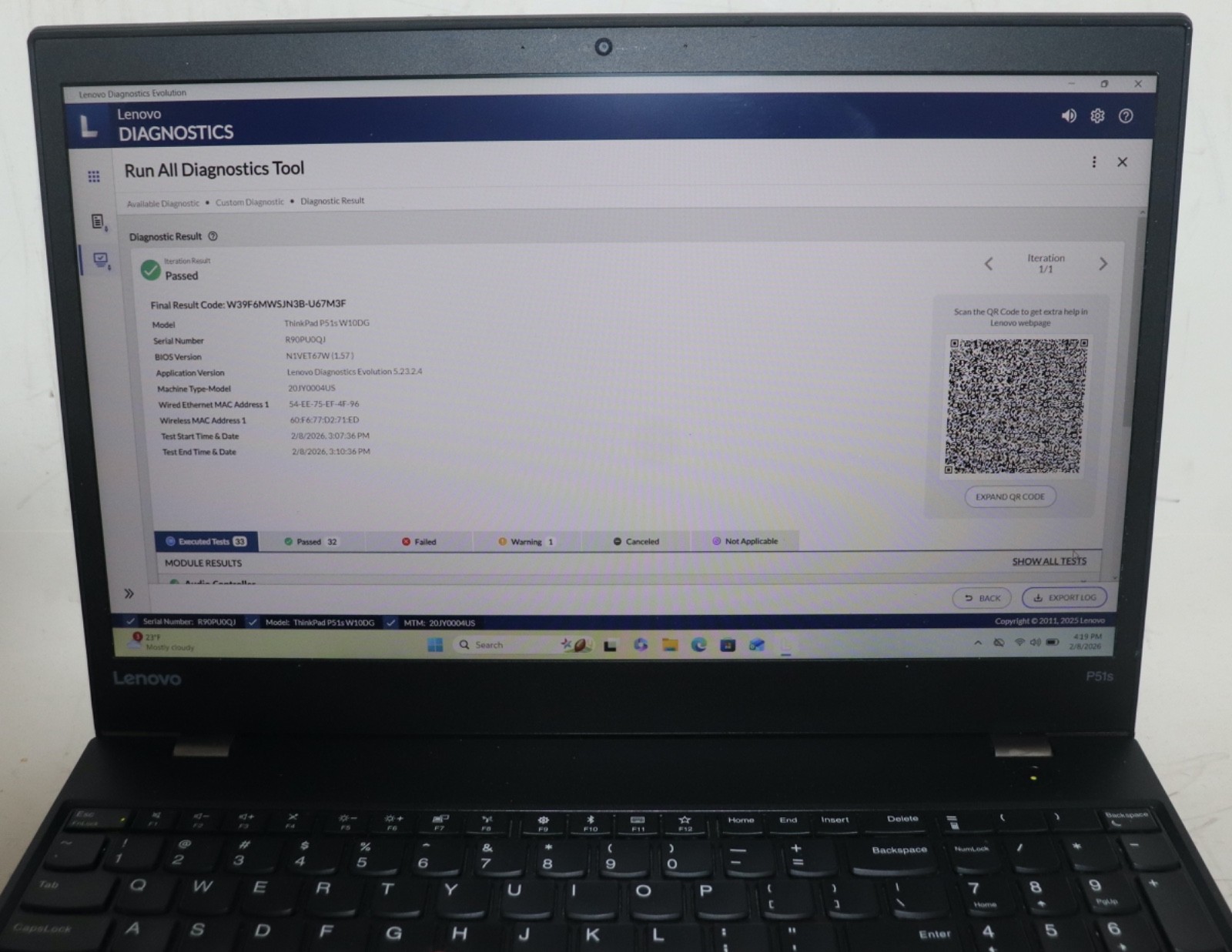 Lenovo ThinkPad P51S|Intel core i7@2.50GHz|16GB RAM|256GBSSD|WIN11.Prof|NVIDIA