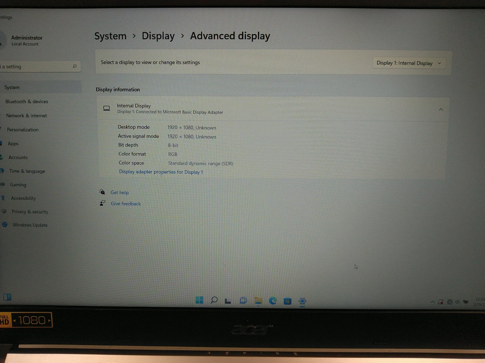 Acer Aspire A515-51 i3-7100U 2.4GH 8GB Ram 256GB SSD*READ NXGP4AA0027230AFA23400