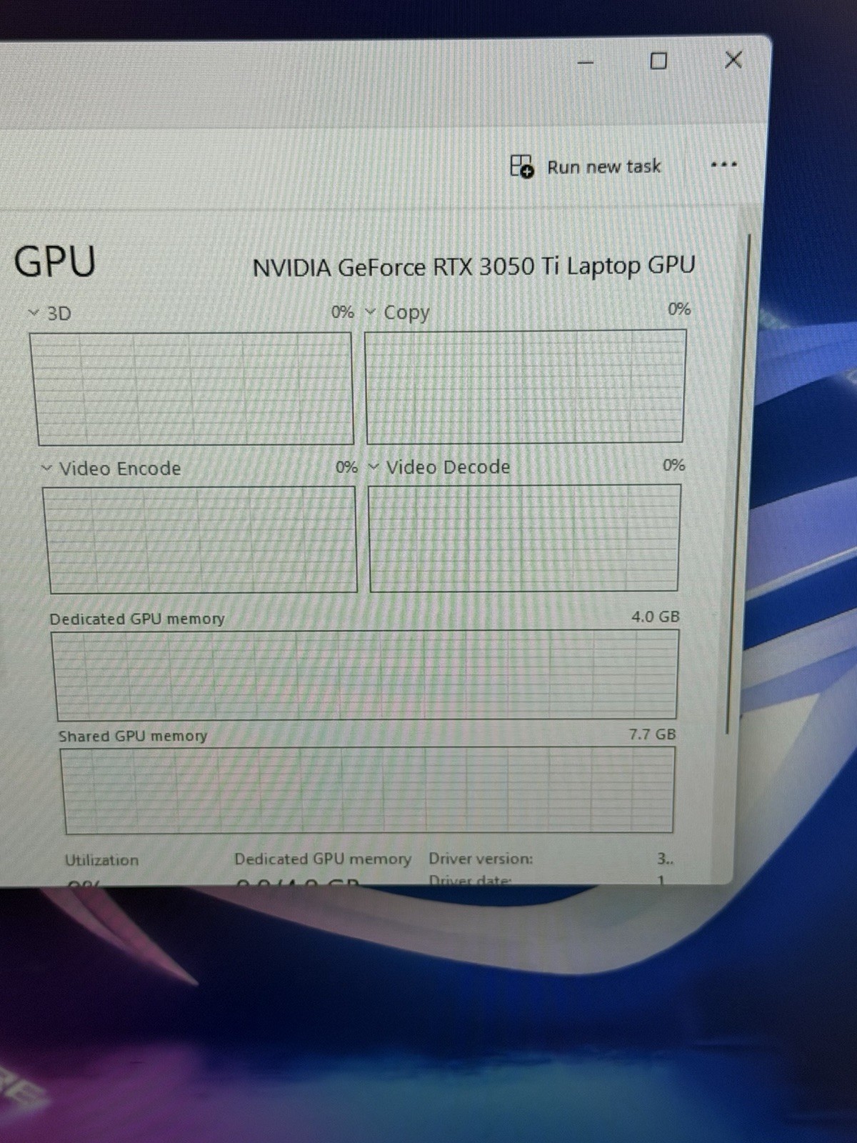 Asus ROG Strix G713 17″ Ryzen 7 5800H GeForce RT 3050 16GB RAM 512GB NVMe