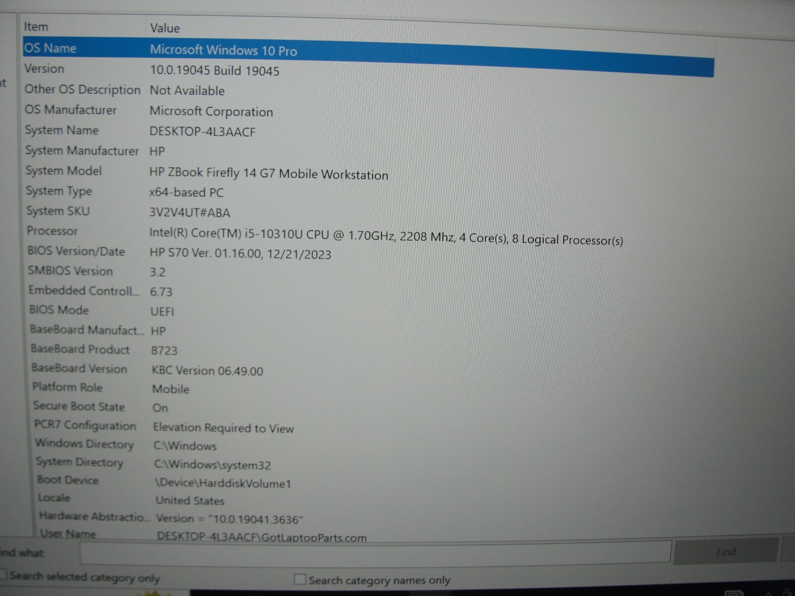 HP ZBook Firefly 14 G7 14″ FHD Intel i5-10310U 1.7GHz 16GB 256GB SSD + Charger