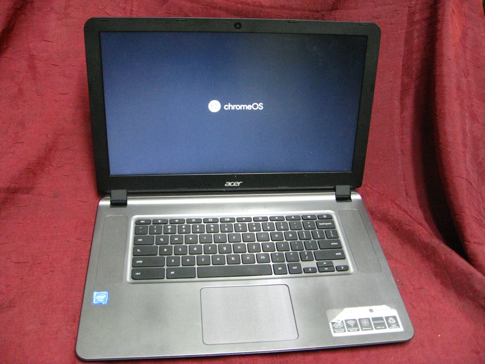 Acer Chromebook N15Q9 15.6″ 16GB eMMC, Intel Quad Core 4GB LP DDR3 SOME KEYS BAD