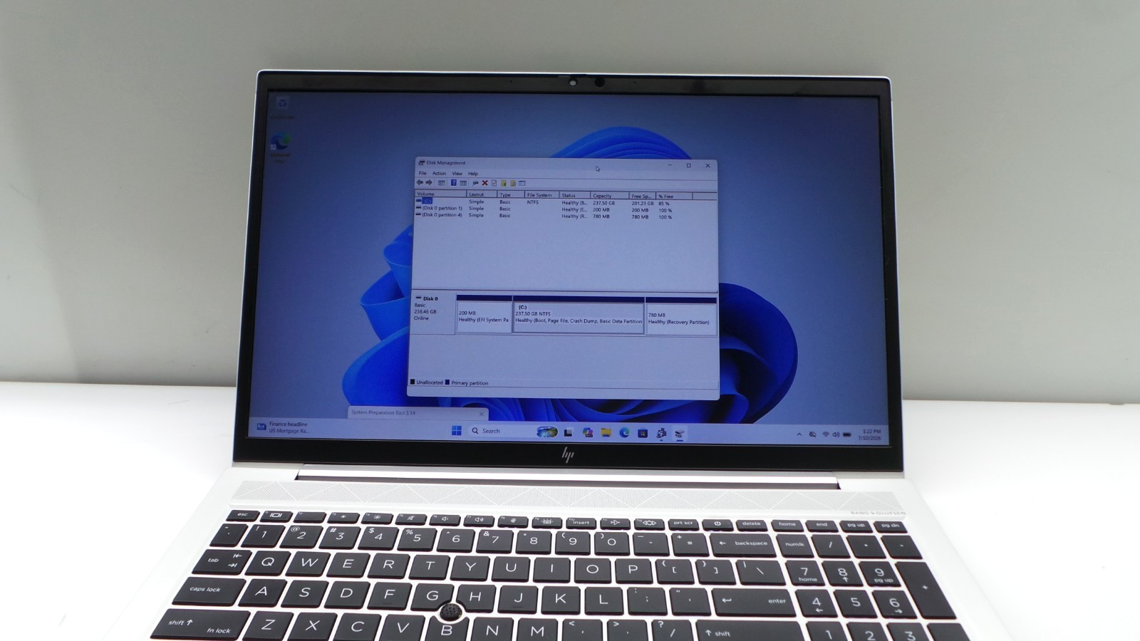 HP EliteBook 850 G7 15.6″ | i5-10310U 1.70GHz | 8GB RAM 256GB NVMe | WIN 11 PRO