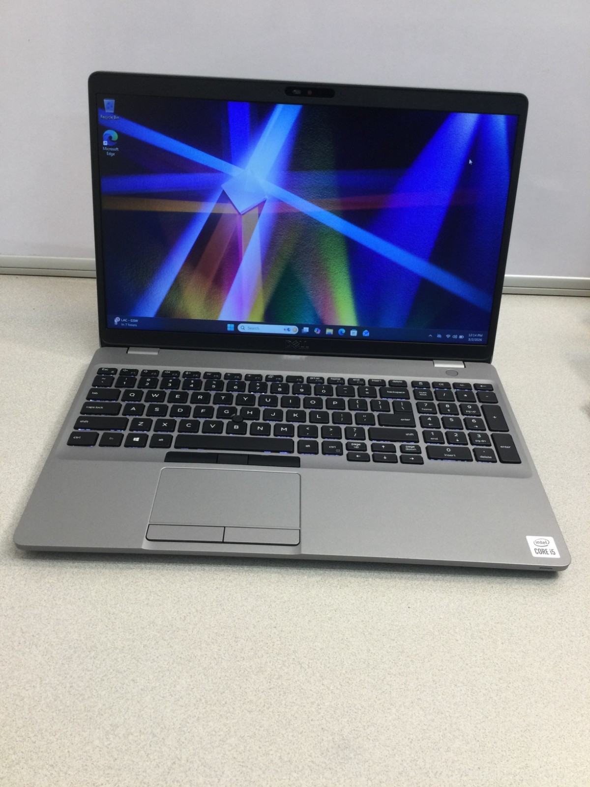 Dell Precision 3550 15.6″ CORE i5-10310U 16GB Ram 128GB SSD 1.70GHZ Win 11 Pro