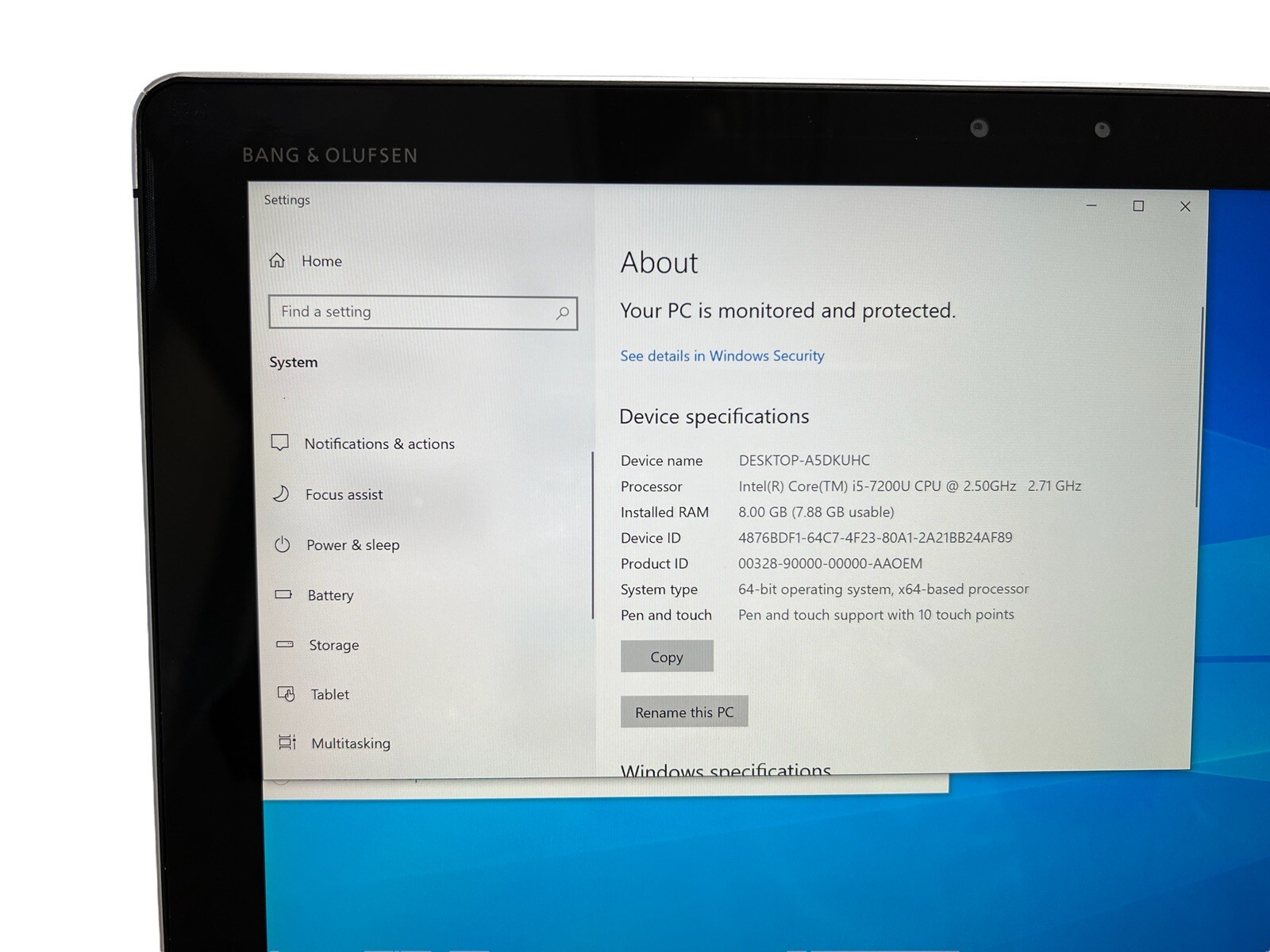 HP Elite x2 1012 G2 Multi-Touch 2-in-1 Tablet- 128GB SSD- 8GB Ram- Intel Core i5