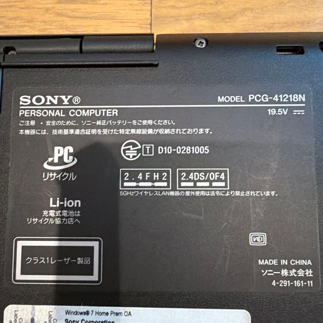Sony VAIO PCG-41218N i3-2310M SSD 8GB Win11 Used Japan Genuine