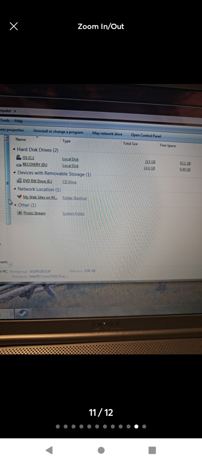 Dell Inspiron 1525 15.4″ Core 2 Duo 1.9GHz 3GB 250-499GB HDD Win7 Silver/Black