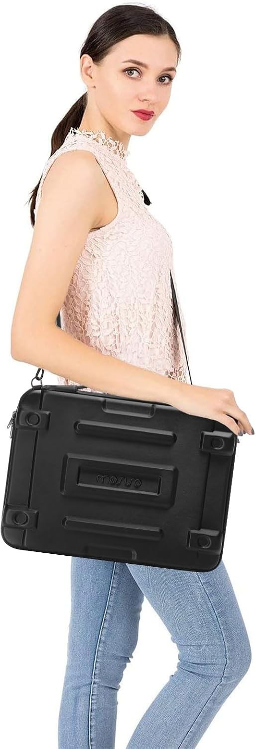 Hard Shell Laptop Case Sleeve, Abstract Geometric Waterproof Carrying Case Bag