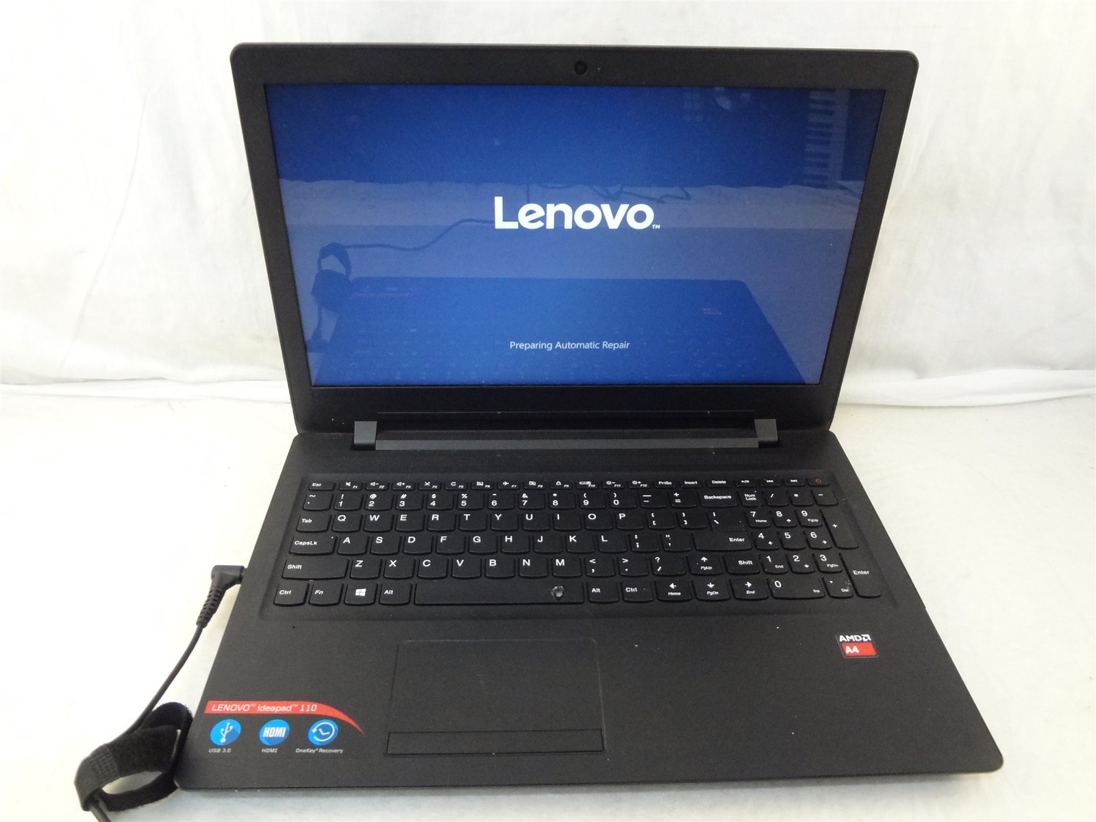 Lenovo Ideapad 110-15ACL 15.6″ AMD A4 500GB HDD 4GB Ram Bad Battery Boot Issues