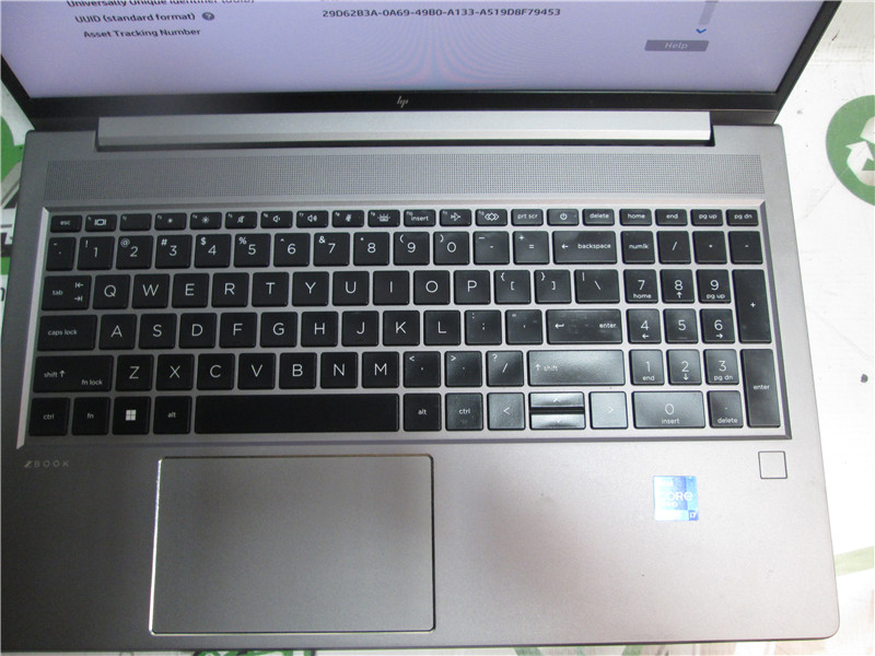 HP ZBook Power Laptop i7-11850H 2.5GHz 32GB RAM 512GB SSD Windows 11 Pro COA