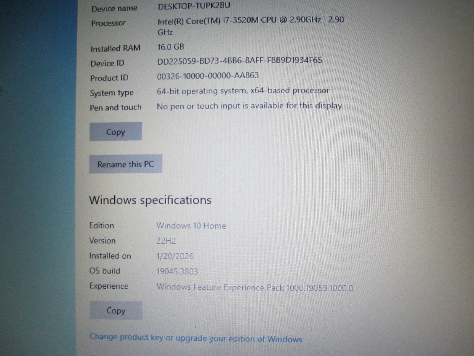 HP Elitebook 8570p i7 2.9GHz/16GB Ram/ 1TB HDD/ Win 10/ NICE Condition WORKING