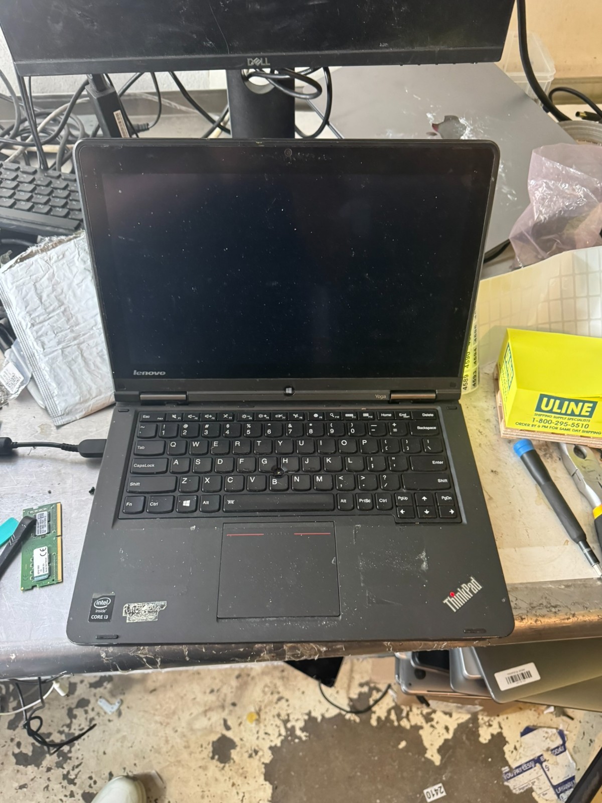 Lenovo ThinkPad S1 Yoga 12 i3-5005U 4GB 120GB SSD NO BOOT Parts/Repair AS-IS