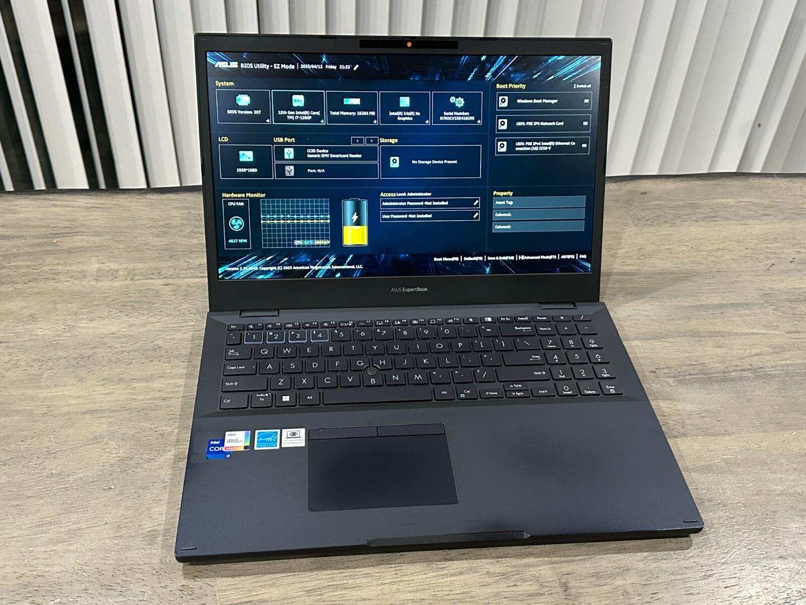 ASUS ExpertBook B2 Business Laptop 15.6 Intel Core I7-1260P 16GB 512GB Win11