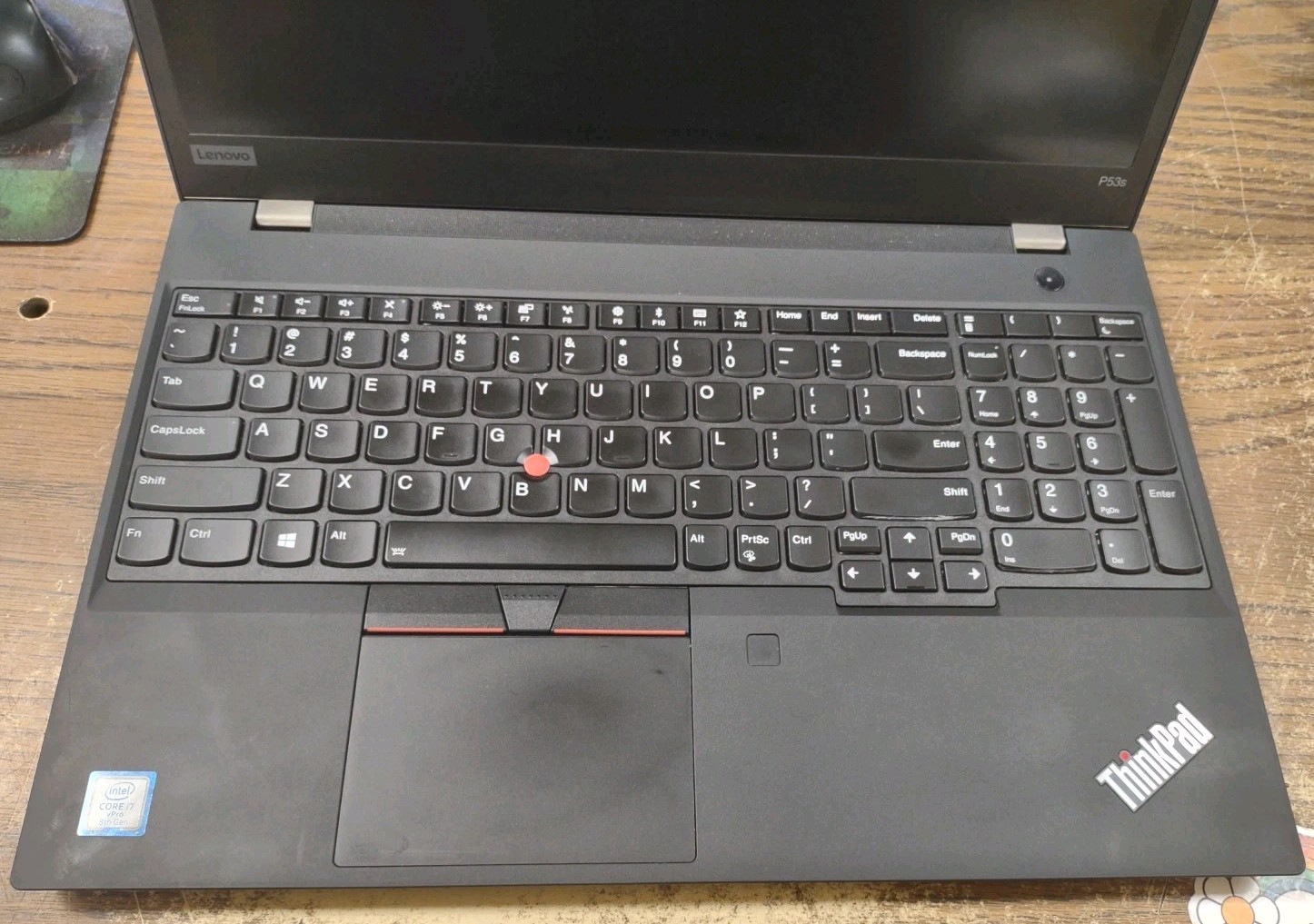 Lenovo ThinkPad P53s W/ Intel i7-8665U, 24GB RAM, 256GB SSD.