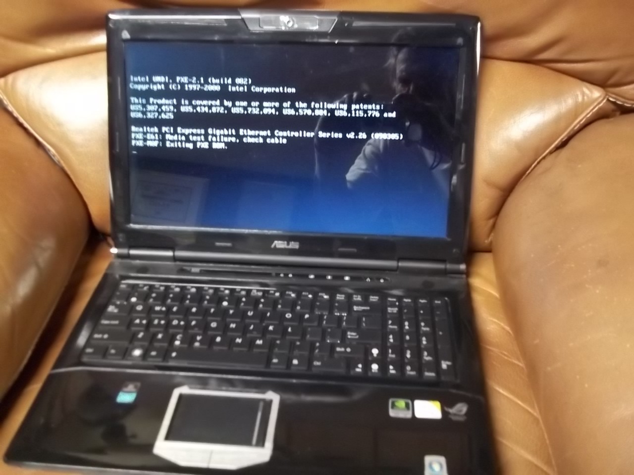 Asus ROG G51VX Laptop For Parts No AC adapter, No RAM