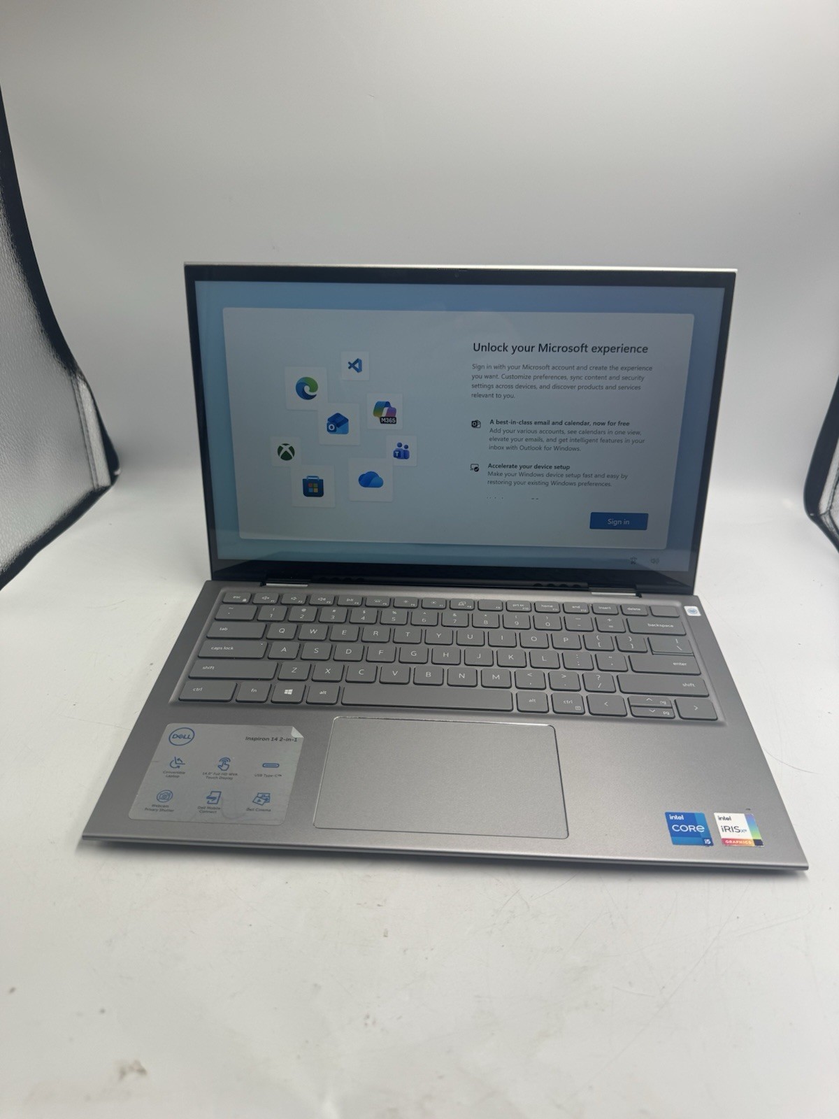 Dell Inspiron 14 5410 2-in-1 i5-1135G7 12GB 512GB Win10 Touchscreen Used Wear