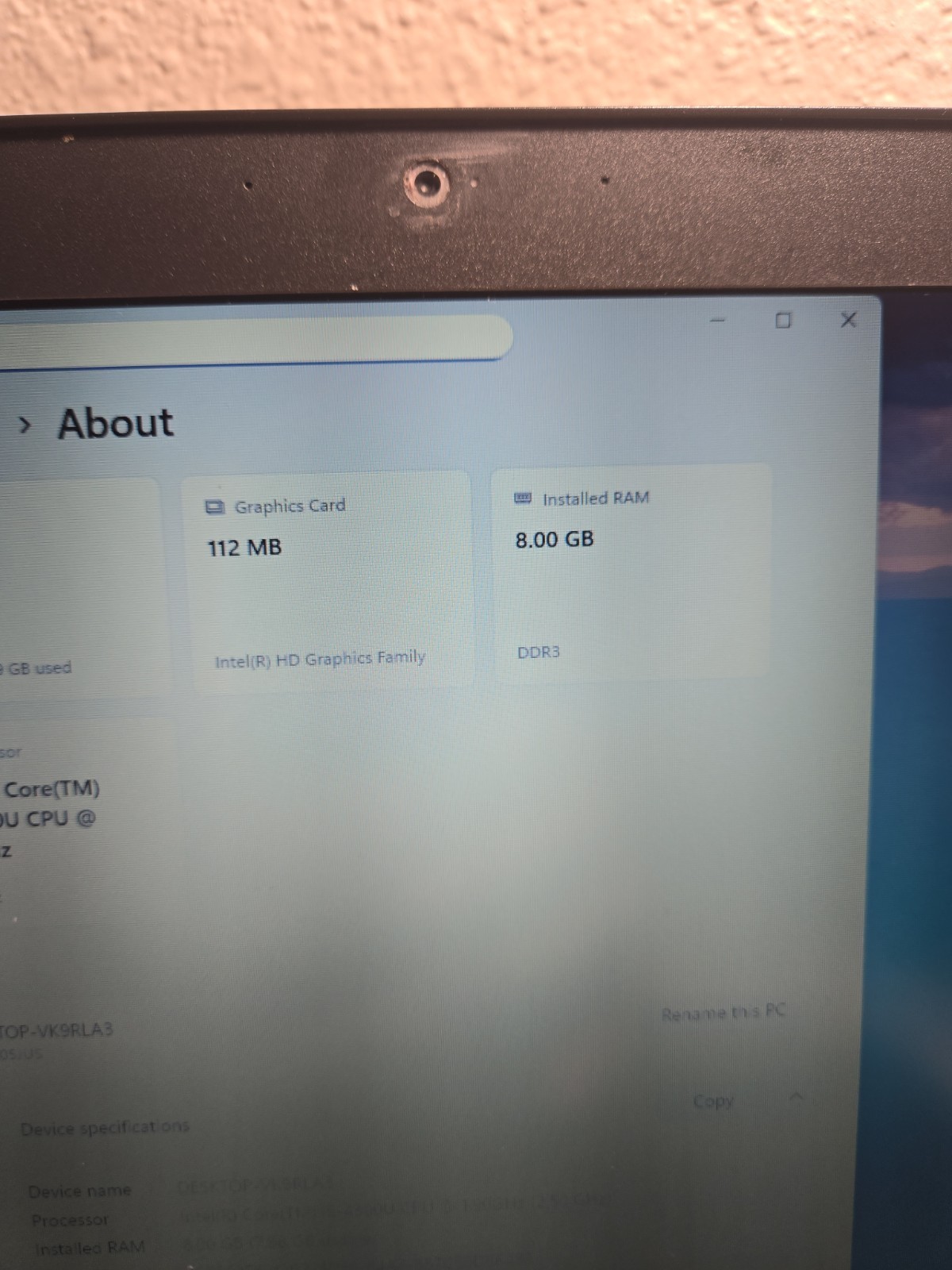 Lenovo T440 14″/ i5-4300u/8Gb/ssd 127Gb/Battery Works Camera doesn’t Work NOAC