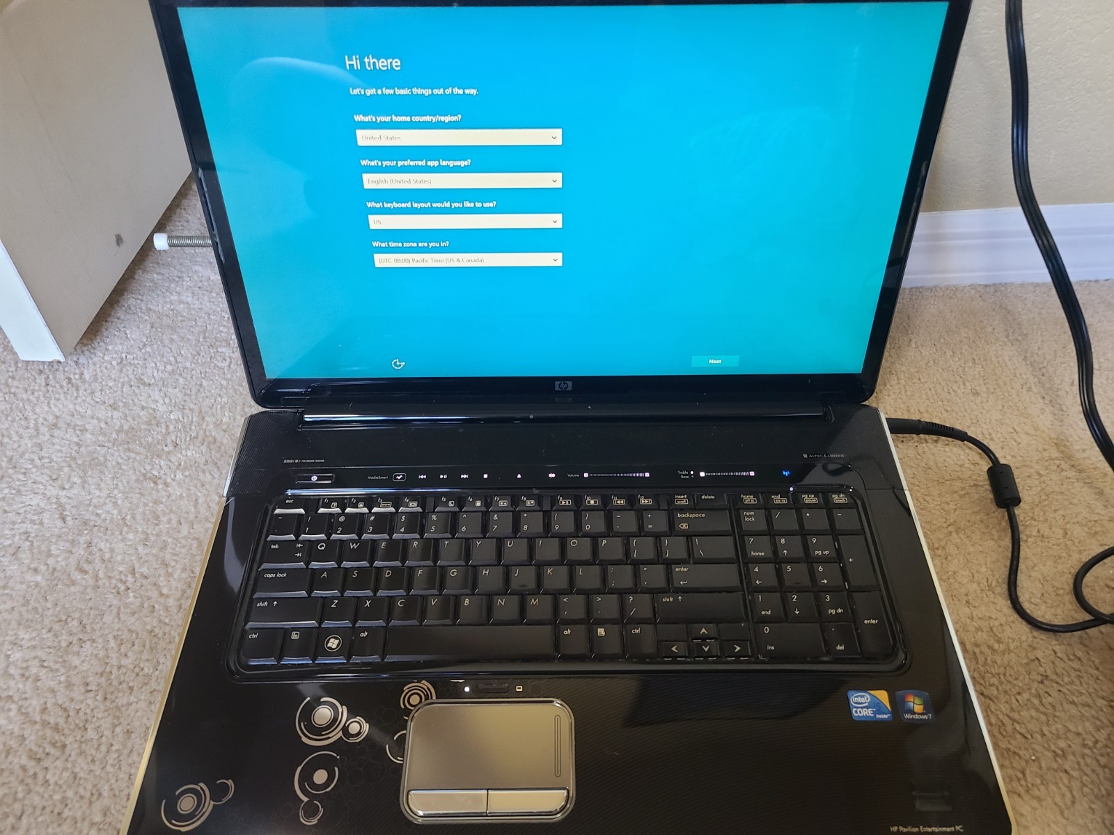 HP Pavilion dv8 Laptop, Intel i5, 8GB RAM, Nvidia GeForce Windows 10 Tested