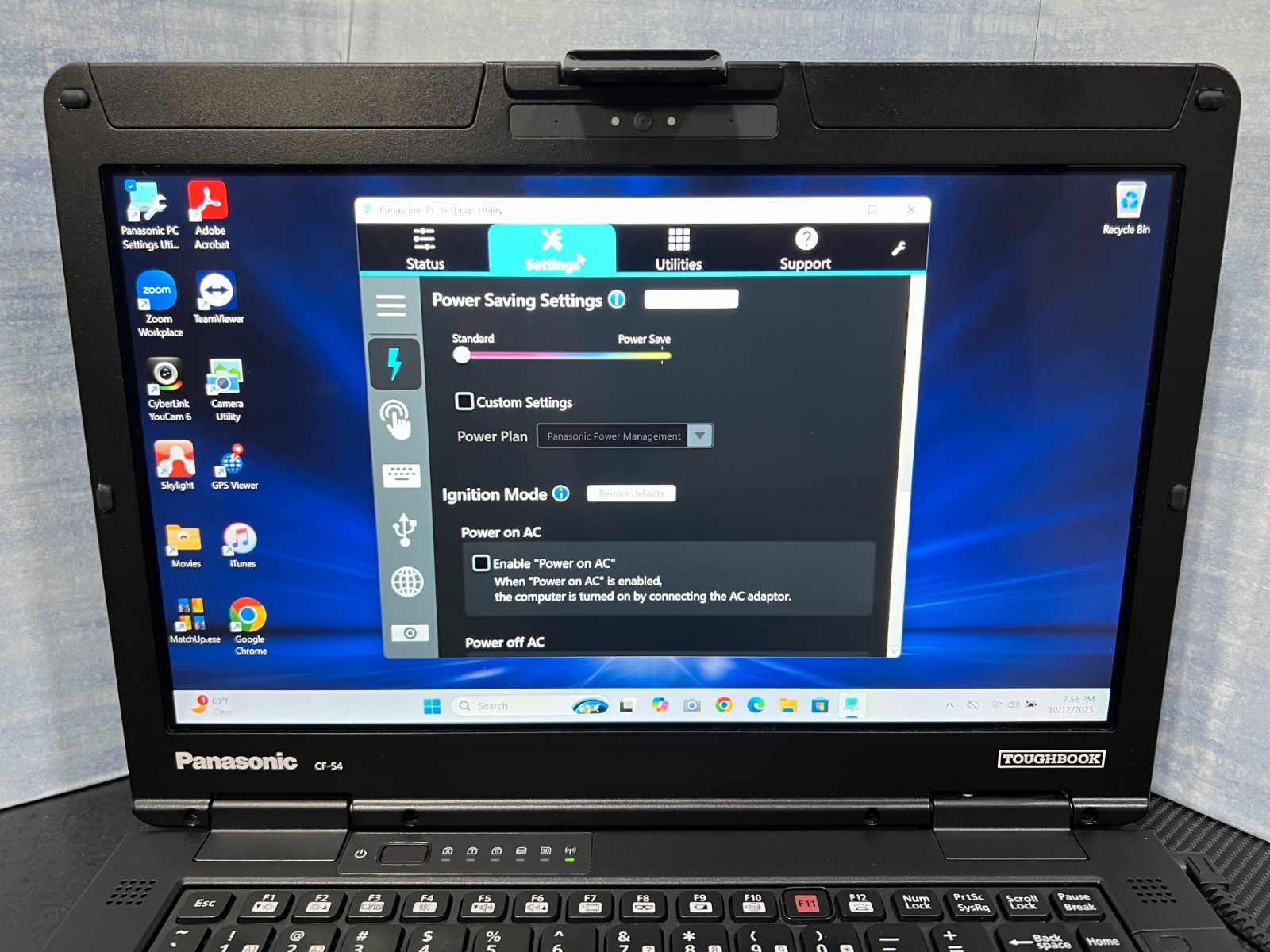 CF-54F9885KM, i5-6300U 2.40Ghz,8GB Mem,256GB SSD,Touchscreen,4G LTE,GPS,3,820Hrs