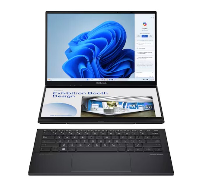 ASUS ZenBook Duo UX8406MA-QL149W Windows 11 Dual Screen Laptop
