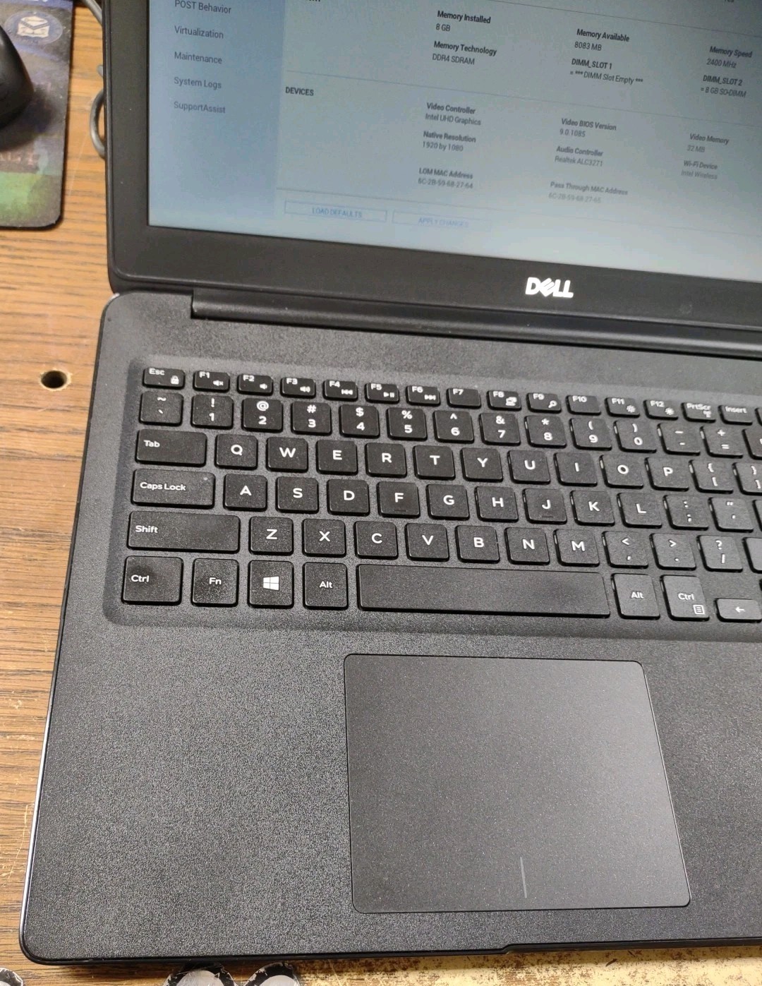 Dell Latitude 3500 Laptop W/ i5-8265U, 8GB, 512GB.