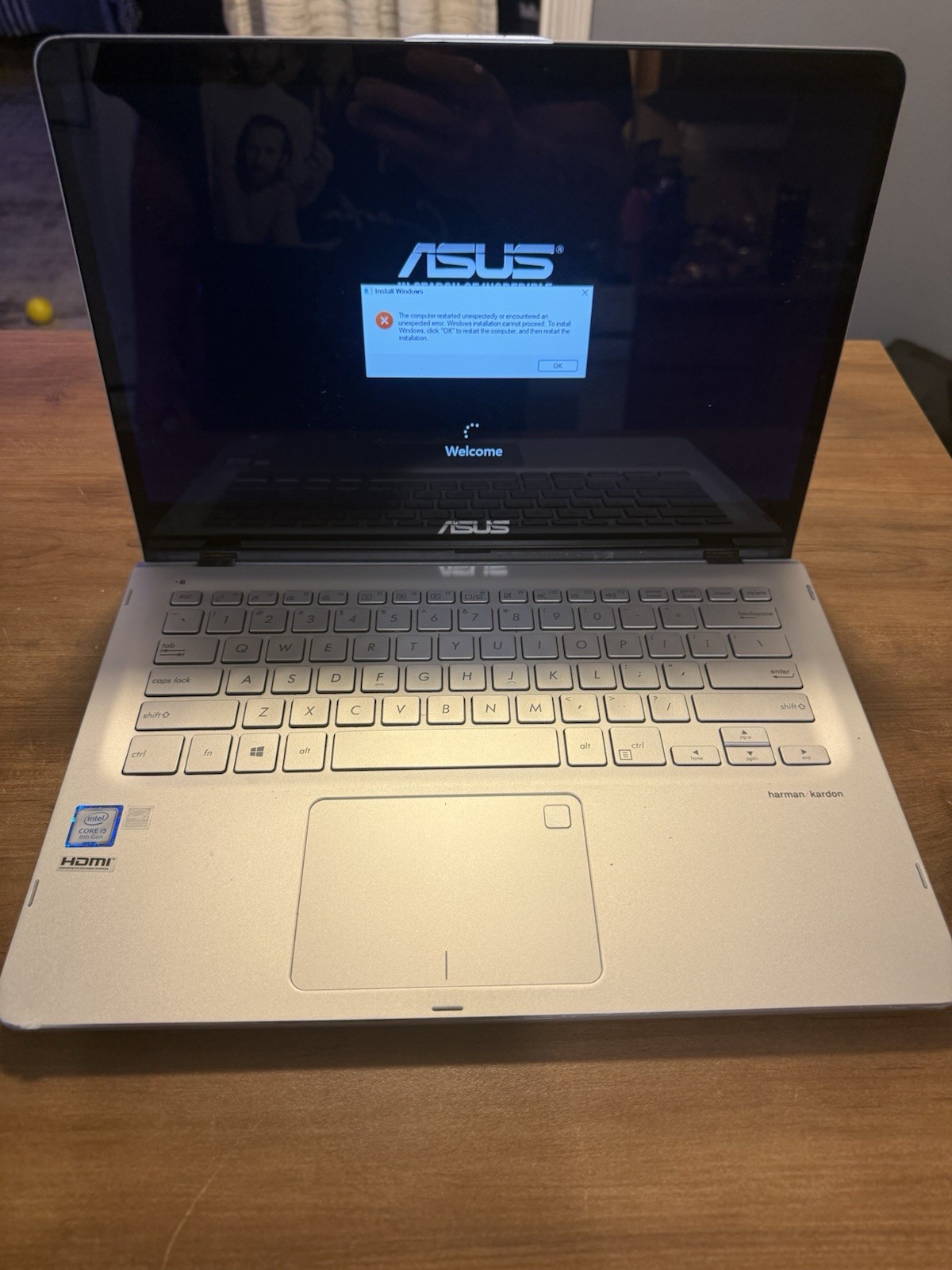 ASUS Q405U 14″ Laptop Intel CORE I5 8th Gen (read)