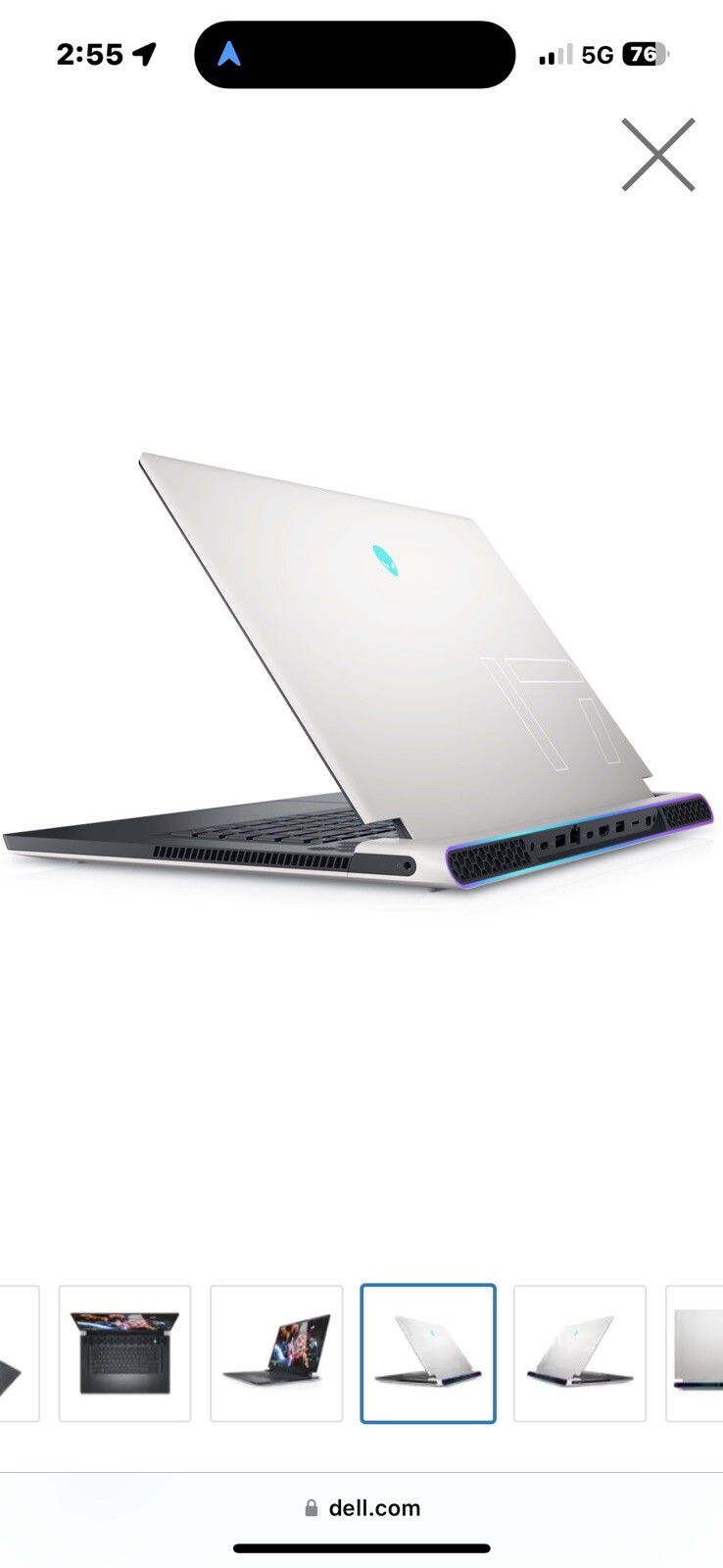 ALIENWARE X17 R2 👽 i9 12900H – FHD 1920×1080 480Hz- 3070Ti – 16GB RAM – 1TB SSD