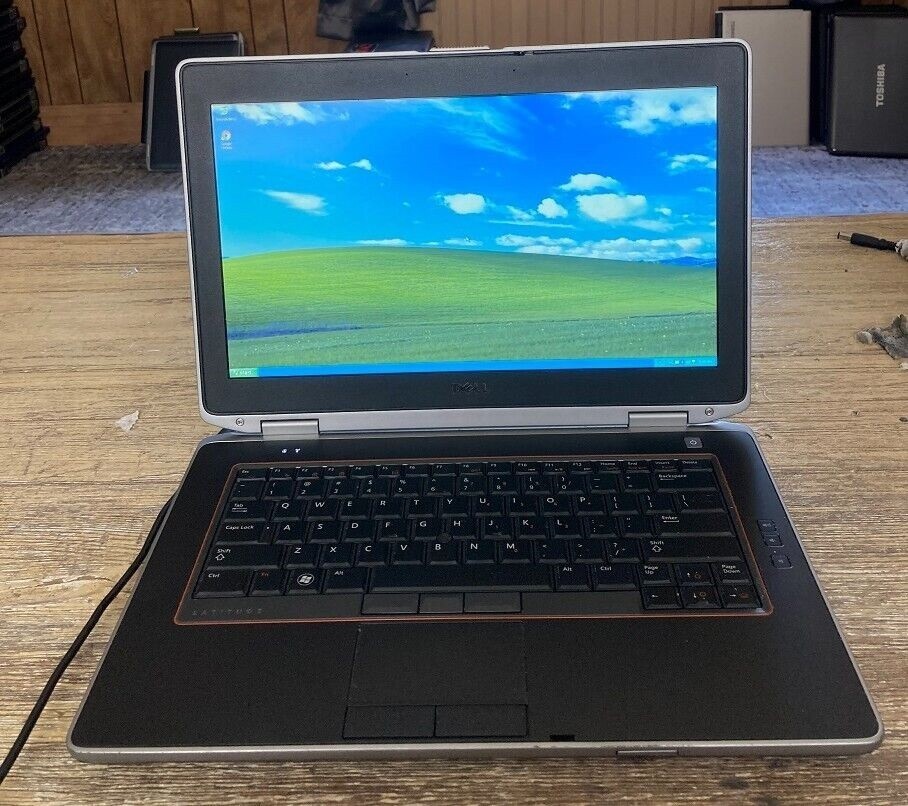 15.6″ Dell E6510 Laptop Vintage Windows XP Pro 32 Bit 2ghz 4gb 160gb DVDRW