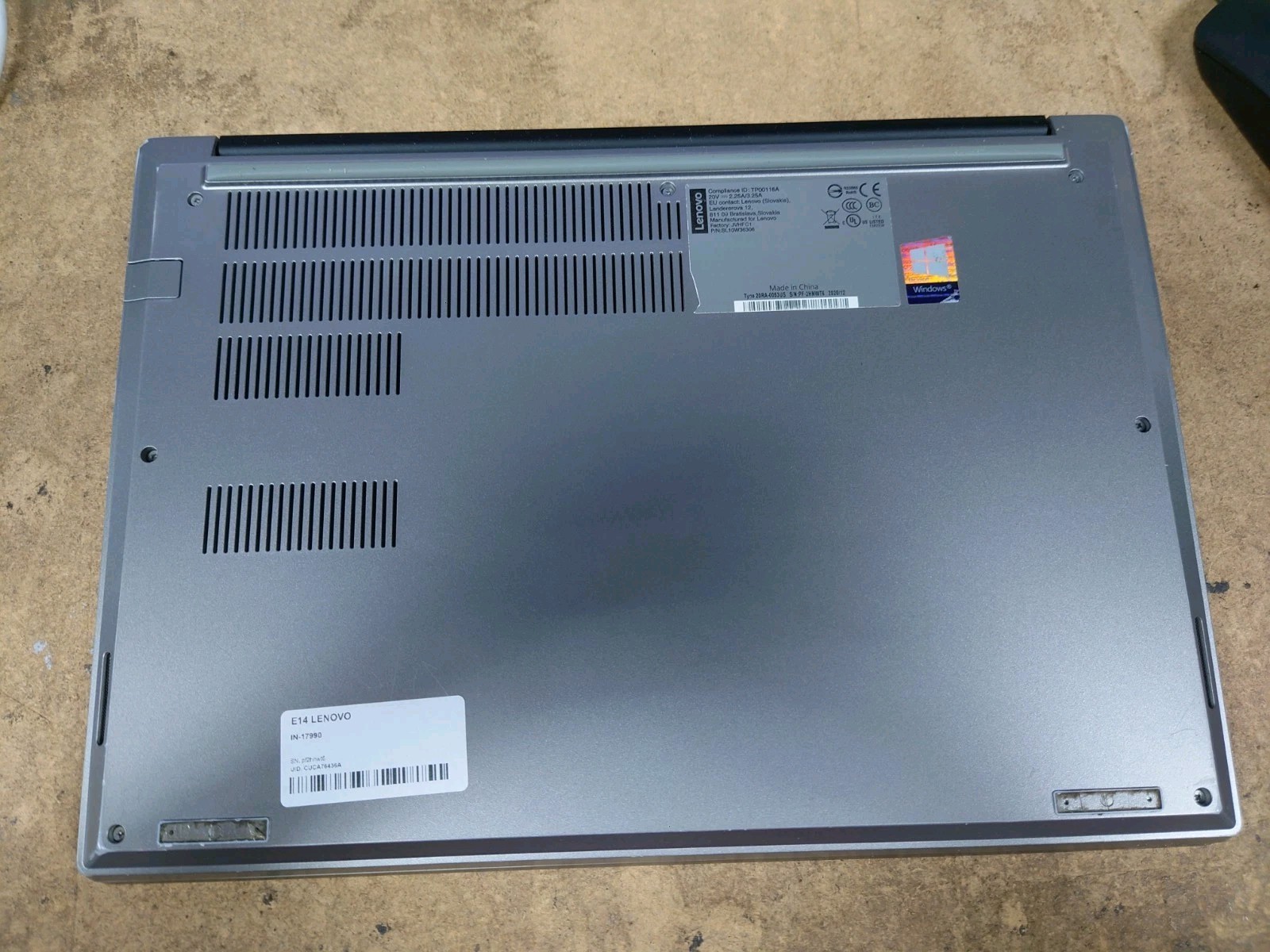 Lenovo ThinkPad E14 Gen 1 14″ FHD i7-10510u 16GB RAM 512GB SSD No OS