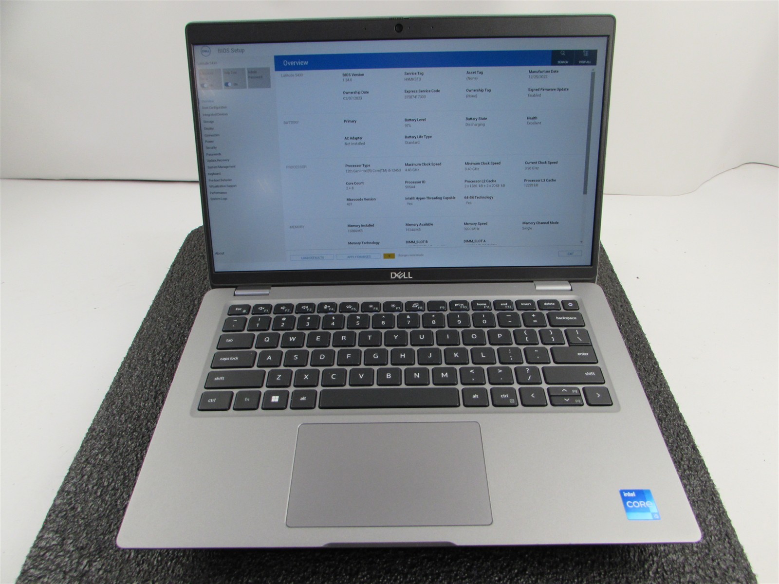 DELL LATITUDE 5430 1920X1080 FHD TOUCH I5-1245U 256GB SSD 16GB RAM NO O.S