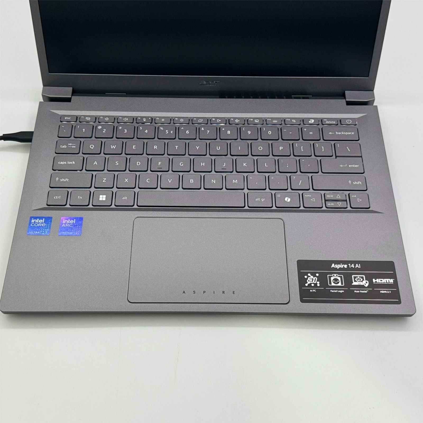 Acer Aspire 14 AI Copilot+ PC Intel Ultra 7 256V 1TB SSD 16GB Laptop Gray