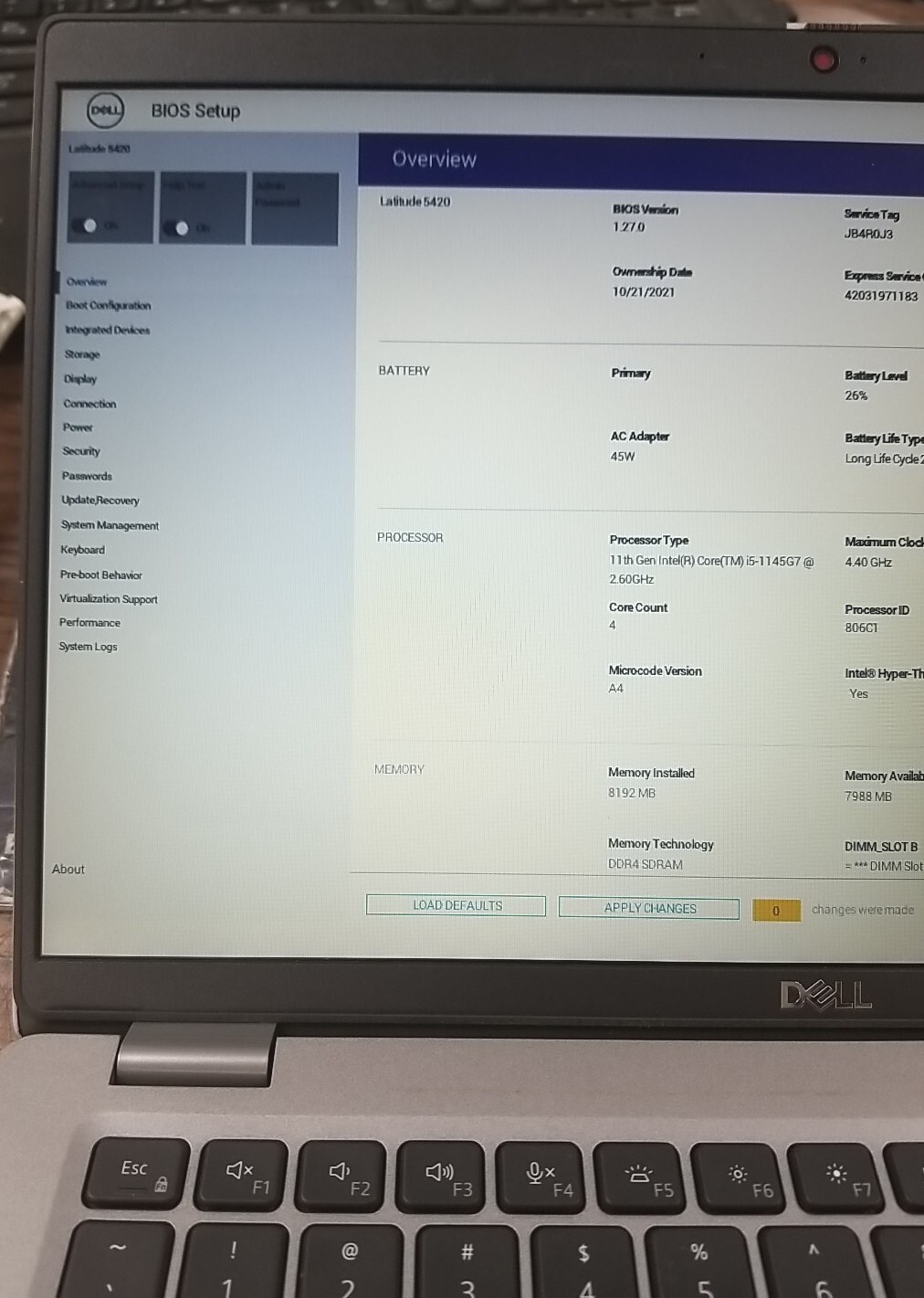 Dell Latitude 5420 W/ i5-1145G7 4.40GHZ, 8GB. NO HDD, OS, OR CORDS. *READ⬇️*