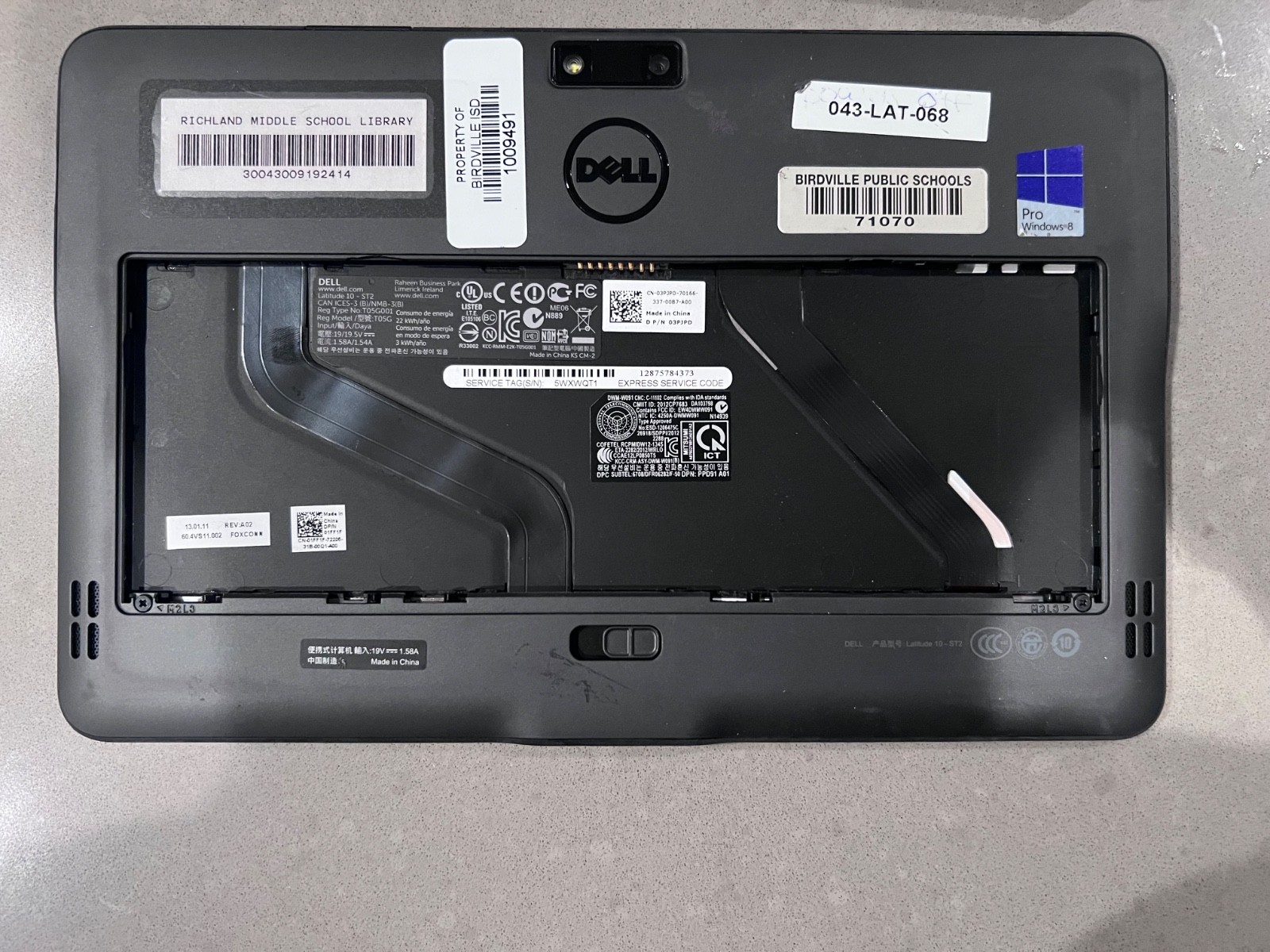 As-is Dell Latitude 10 ST2 Model – (17402)