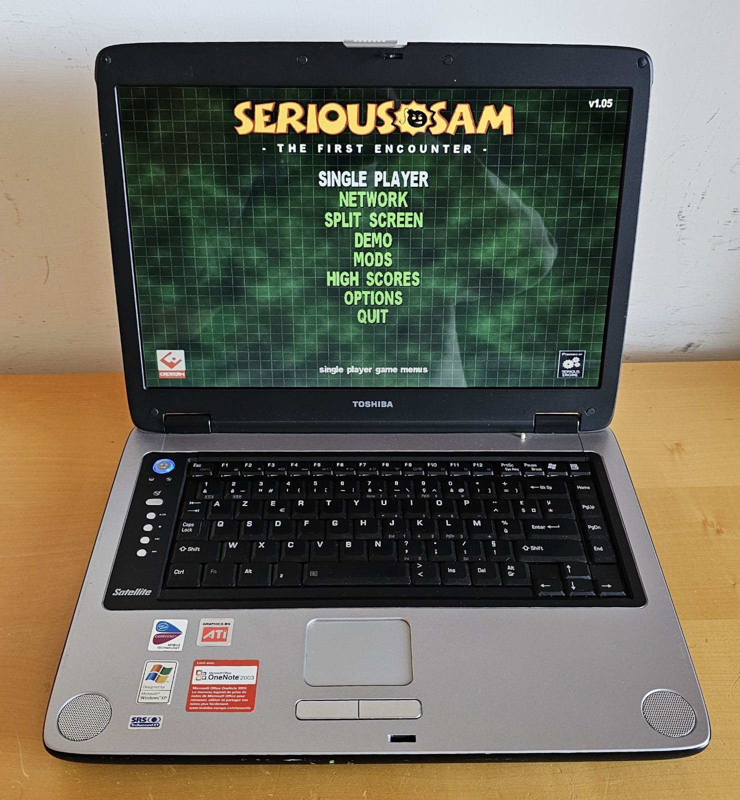 Toshiba M40X-186 Windows XP 15.4″ Retrogaming N64 PS1 SNES SEGA Notebook PC