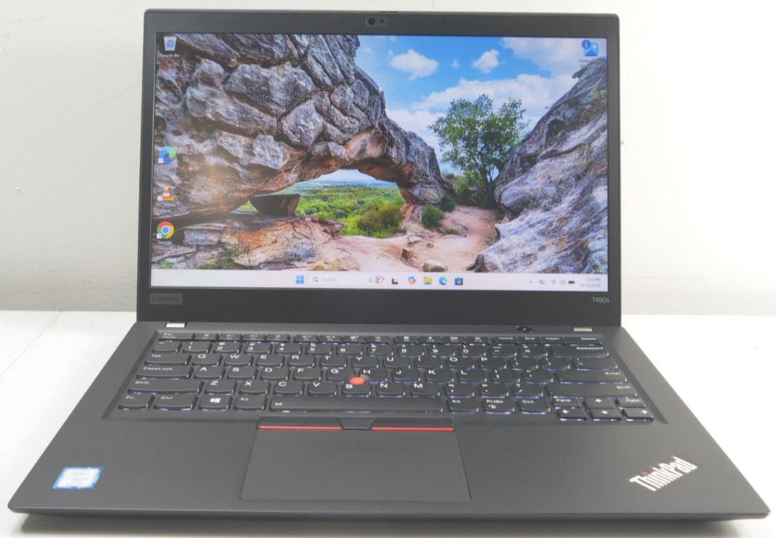 Lenovo Thinkpad T490s Intel Core i5- 8365U Win 11 Pro Win 11-PAYTECK COMPUTER