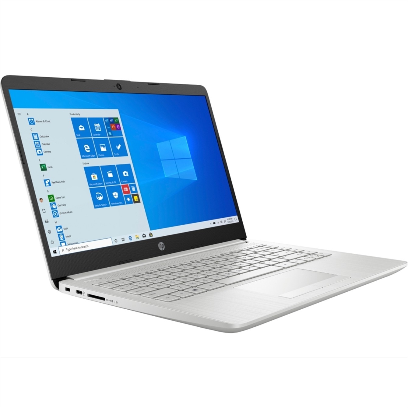 HP 14-DK1022 14″ 128GB 3 3250U Win10H, Natural Silver