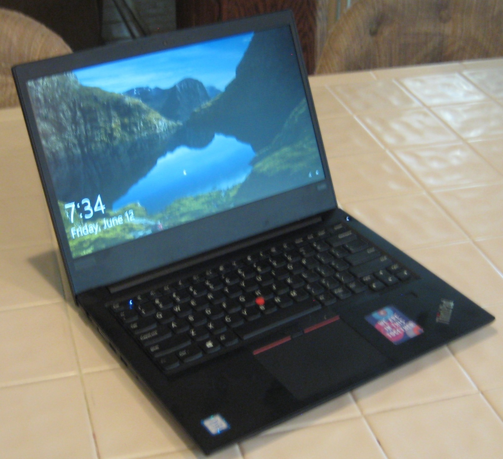 IBM ThinkPad E480 Laptop, Intel Core i5-7200U, 8GB RAM, 256 GB NVMe, Win 10 Home