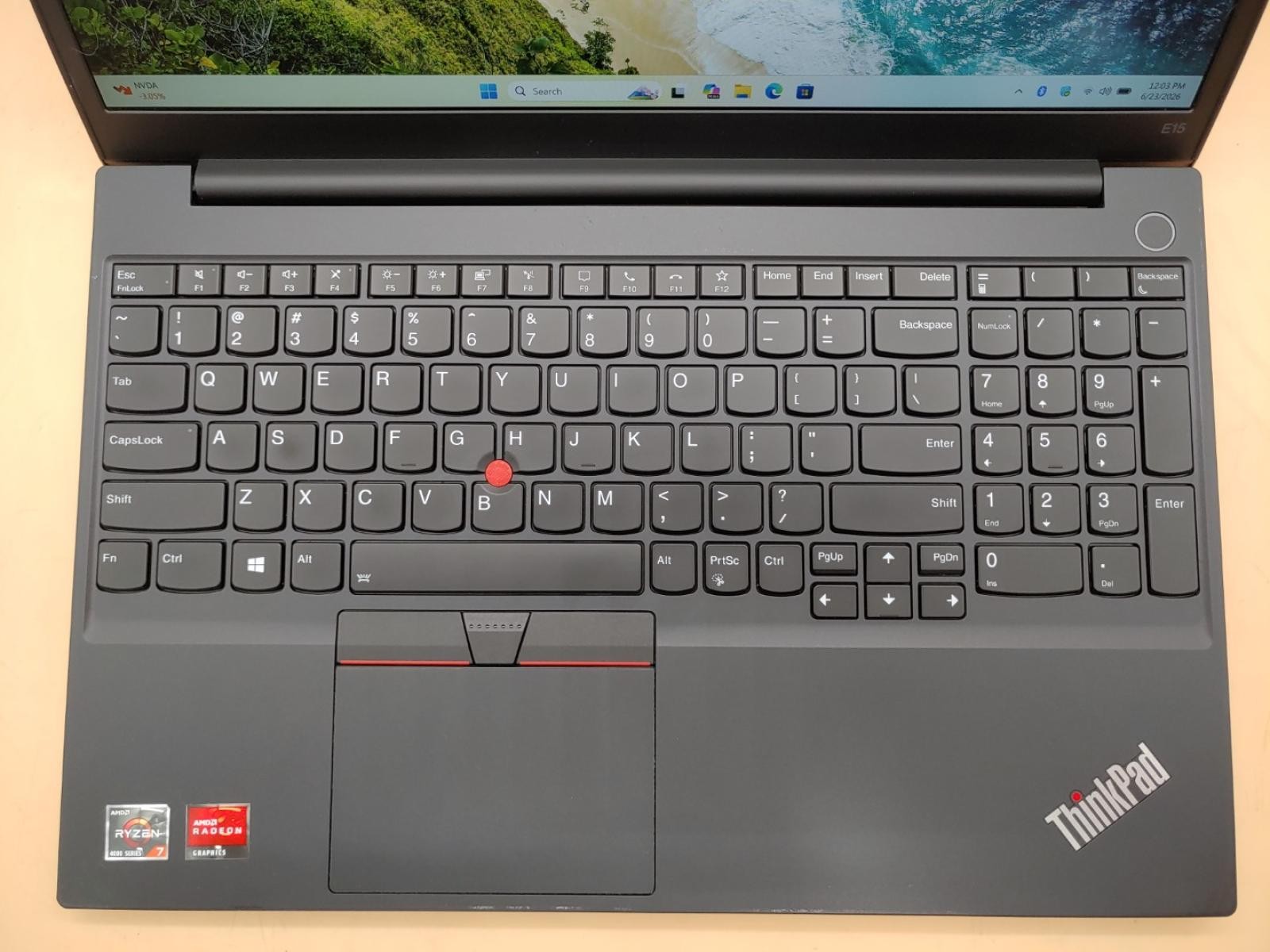 Lenovo ThinkPad E15 Gen 2 15.6″ AMD Ryzen 7 4700U 16GB 512GB Win11Pro **NO A/C**