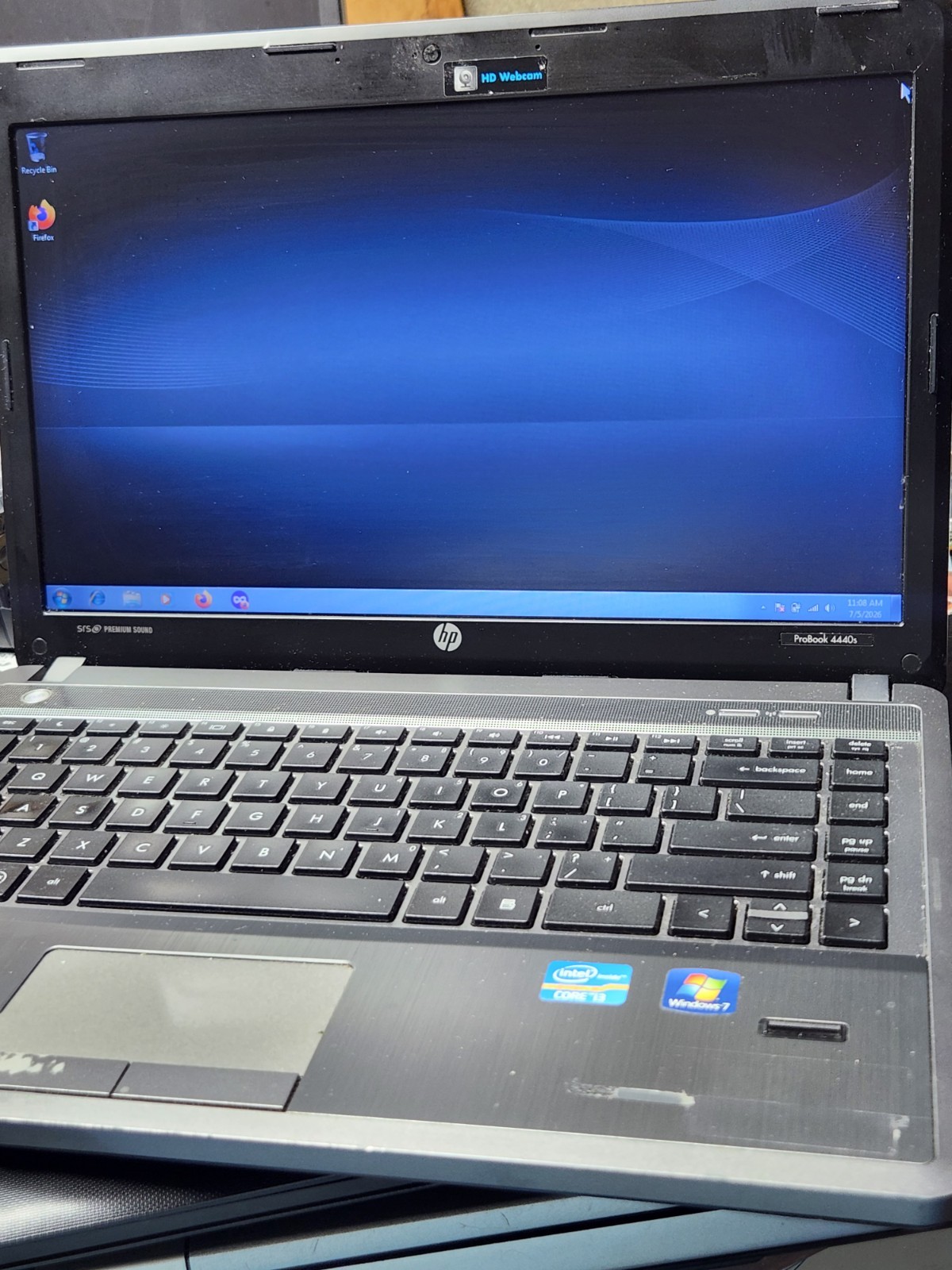HP ProBook/4440s/14″/Core i3/4GB Ram 128GB SSD/Win 7 Pro/DVD/SRS Sd/Good Battery