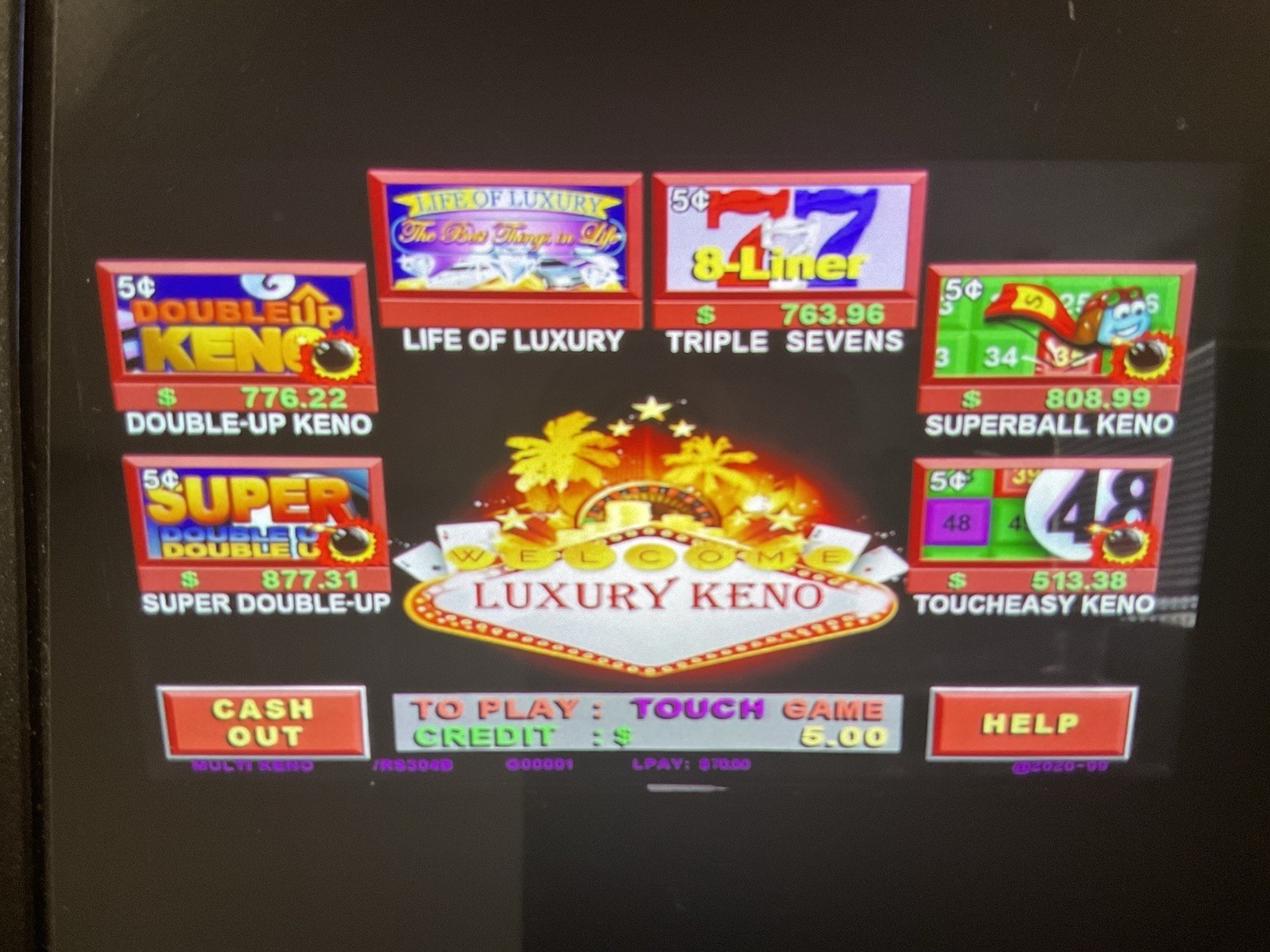 6 N 1 MULTI GAME TEXAS KENO BOARDS! PRICE REDUCED